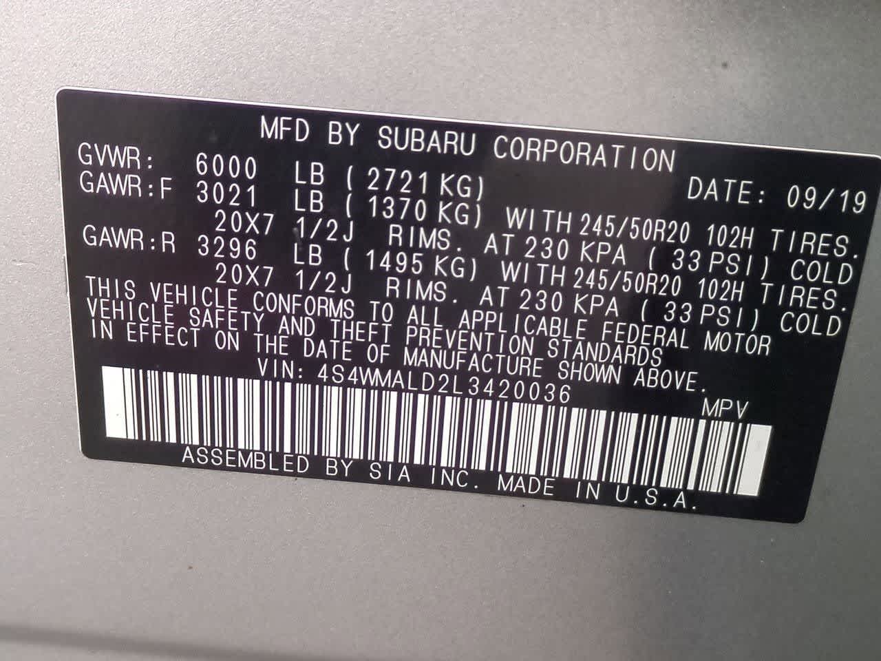 Thumbnail: 2020 Subaru Ascent - 37