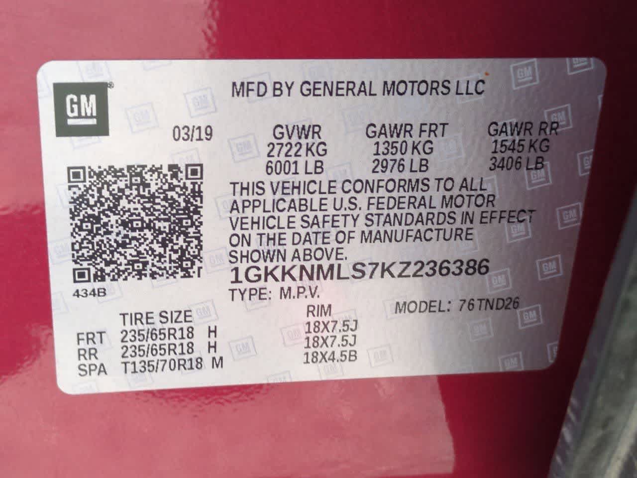 Thumbnail: 2019 GMC Acadia - 38