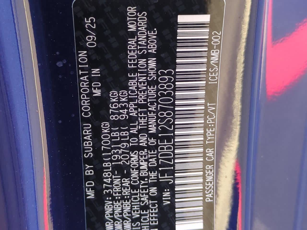 Thumbnail: 2025 Subaru BRZ - 30