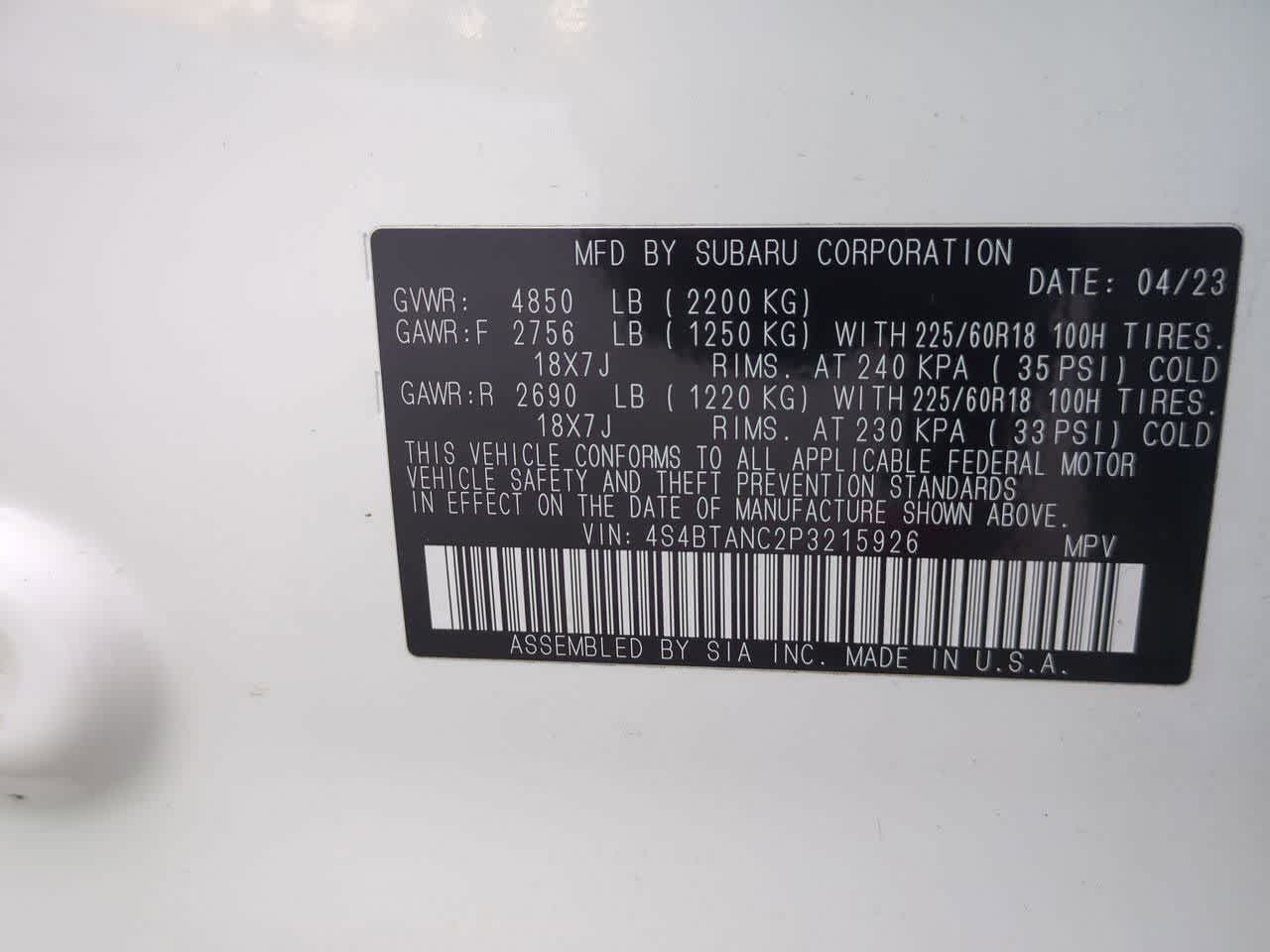 Thumbnail: 2023 Subaru Outback - 37