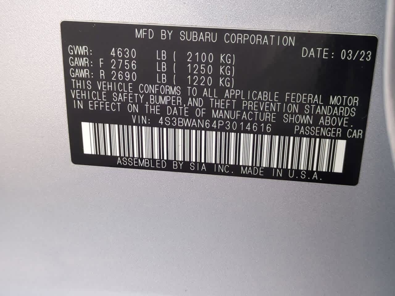 Thumbnail: 2023 Subaru Legacy - 37