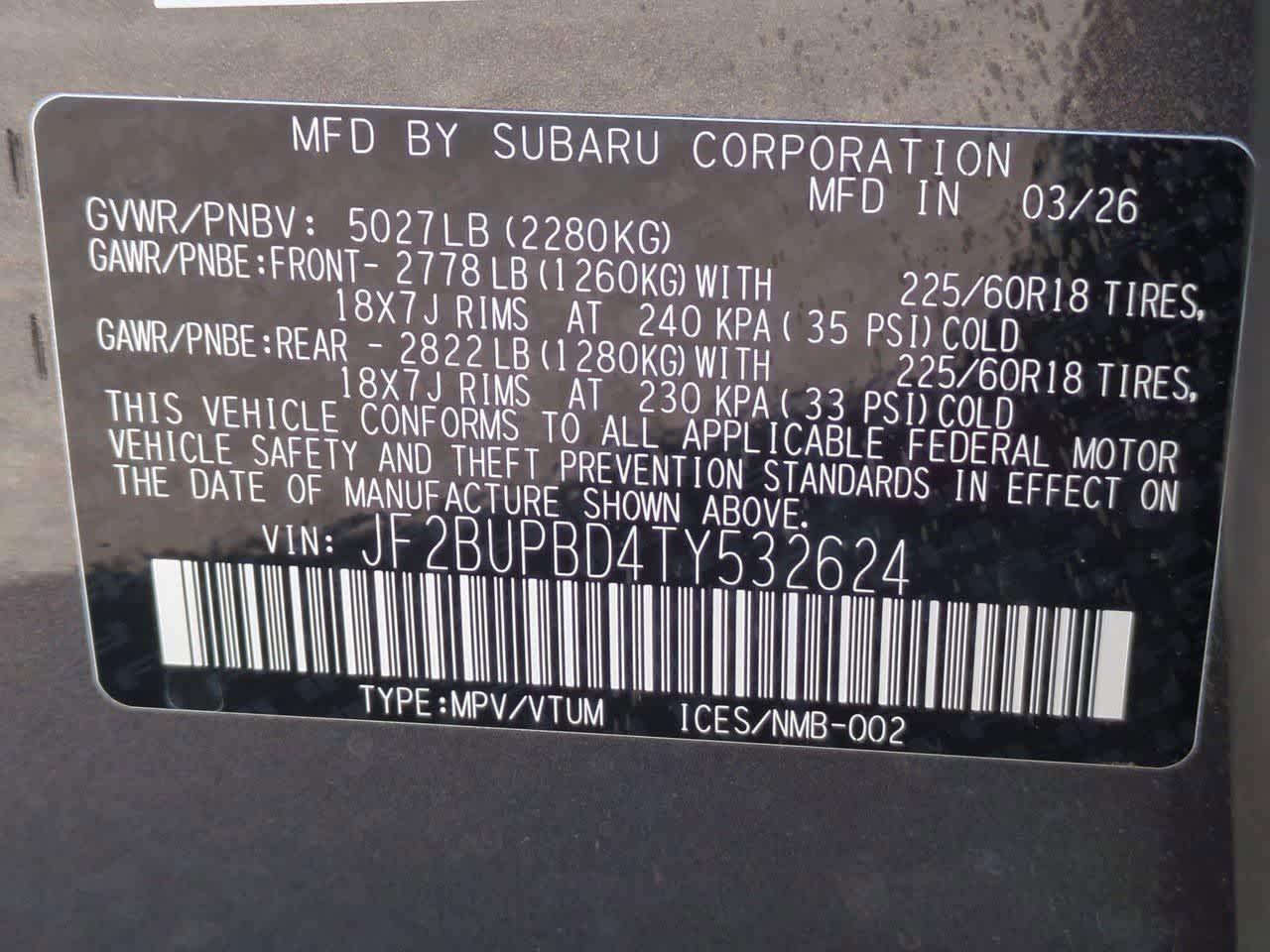 Thumbnail: 2026 Subaru Outback - 35