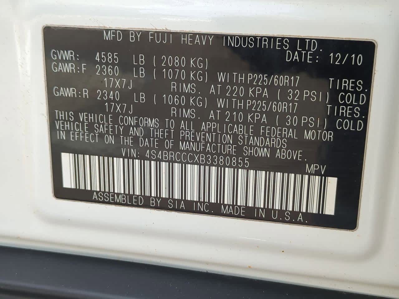 Thumbnail: 2011 Subaru Outback - 33