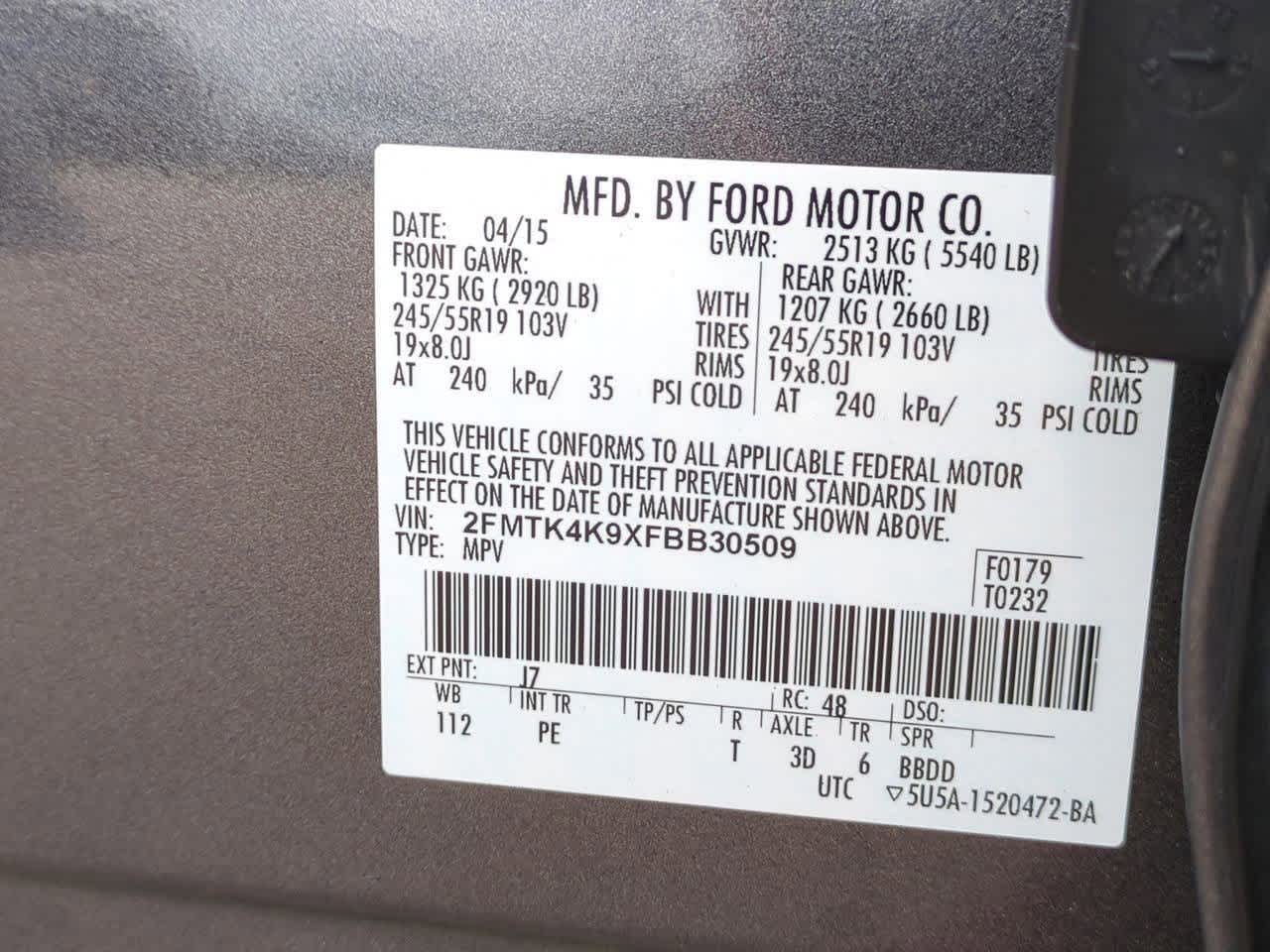 Thumbnail: 2015 Ford Edge - 37