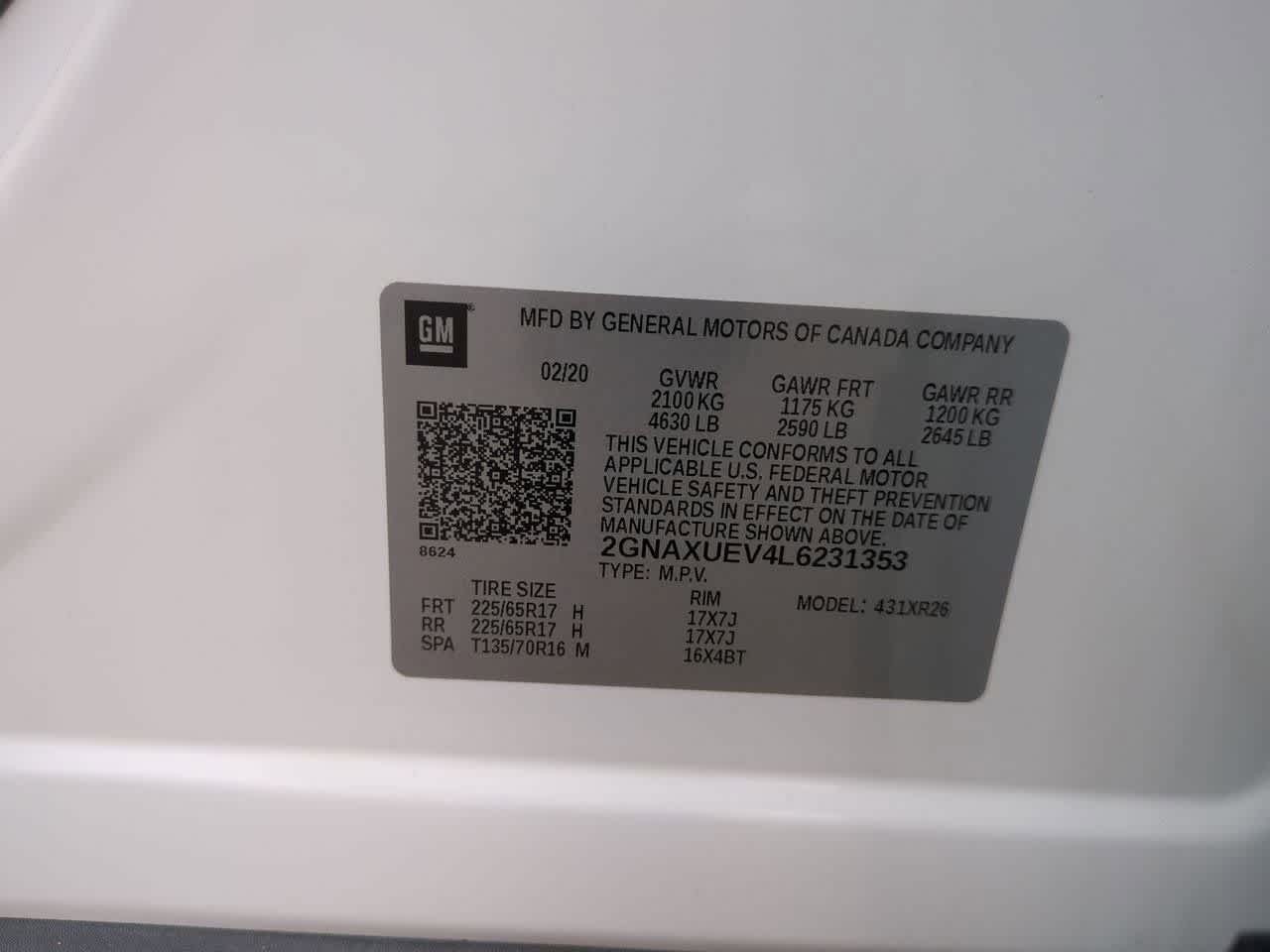 Thumbnail: 2020 Chevrolet Equinox - 34