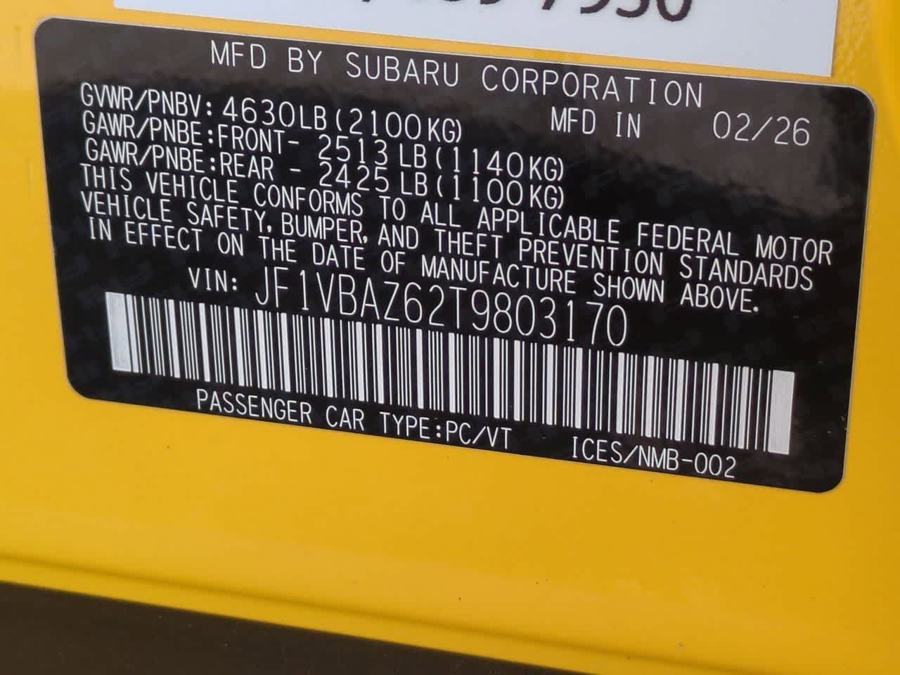 Thumbnail: 2026 Subaru WRX - 34