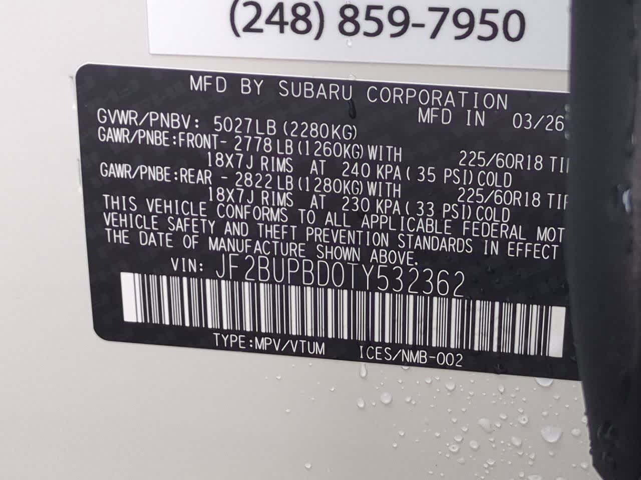 Thumbnail: 2026 Subaru Outback - 35