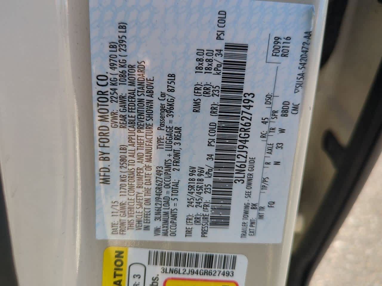 Thumbnail: 2016 Lincoln MKZ - 32