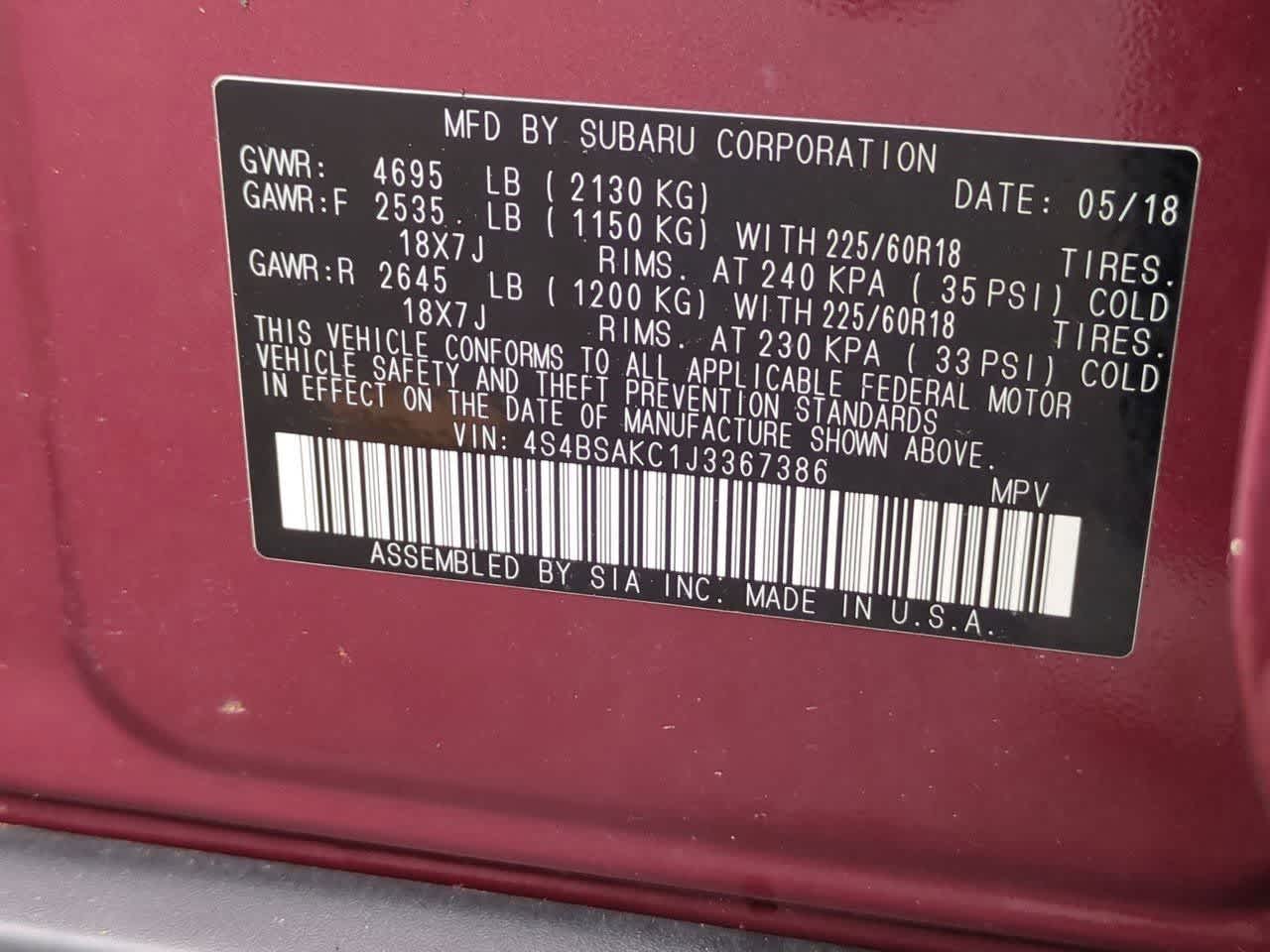 Thumbnail: 2018 Subaru Outback - 36