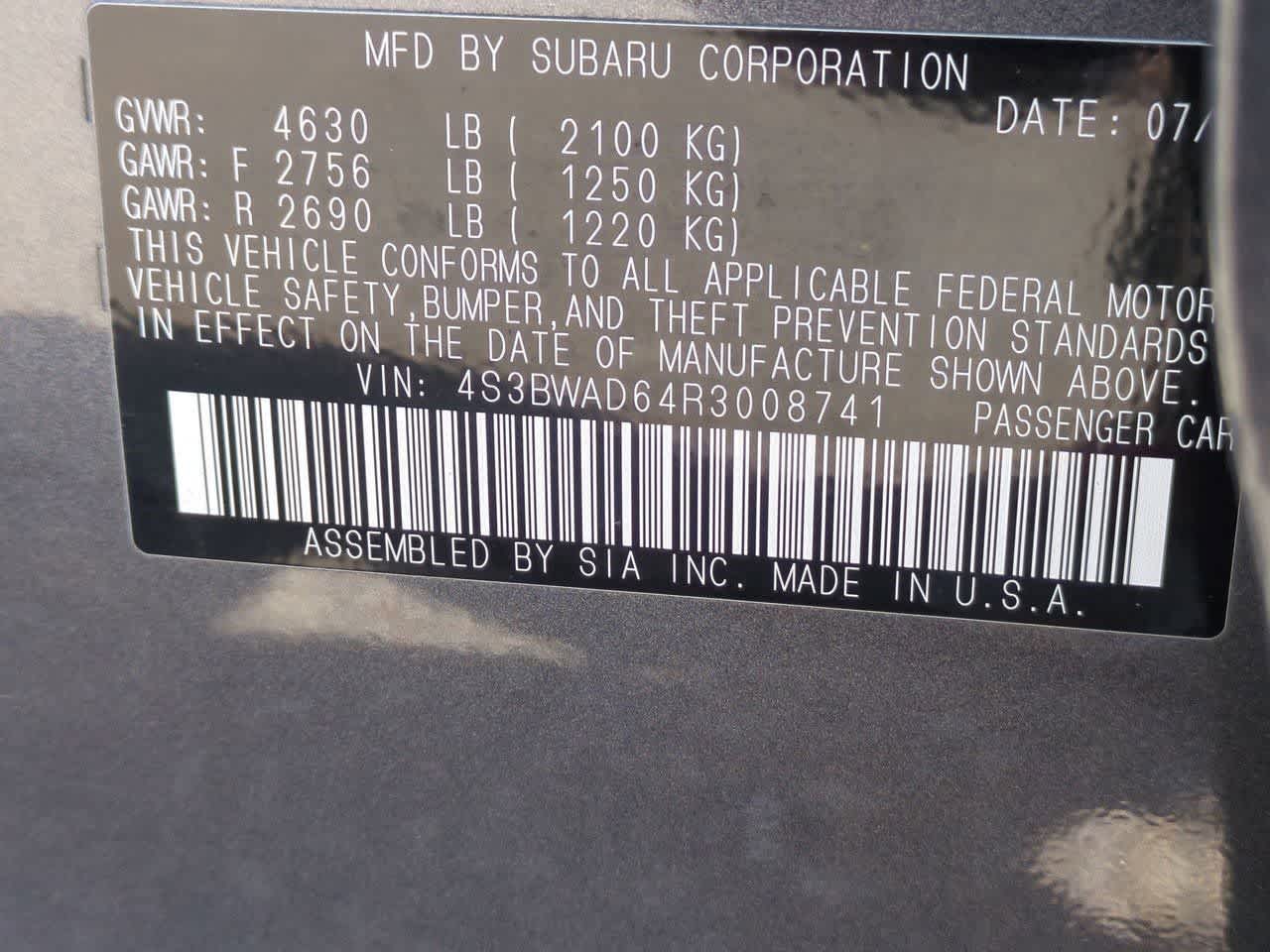 Thumbnail: 2024 Subaru Legacy - 33