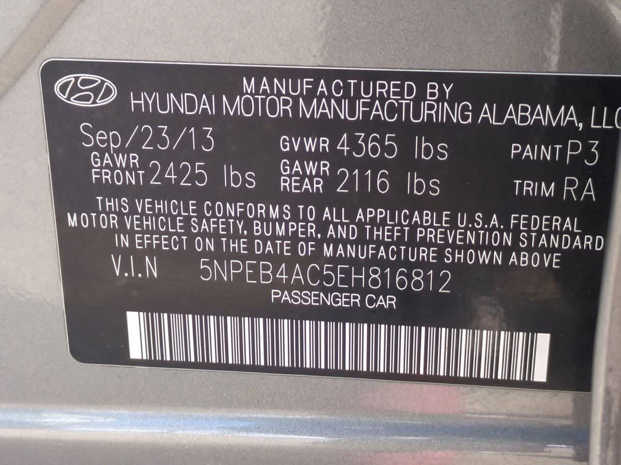 Thumbnail: 2014 Hyundai Sonata - 33