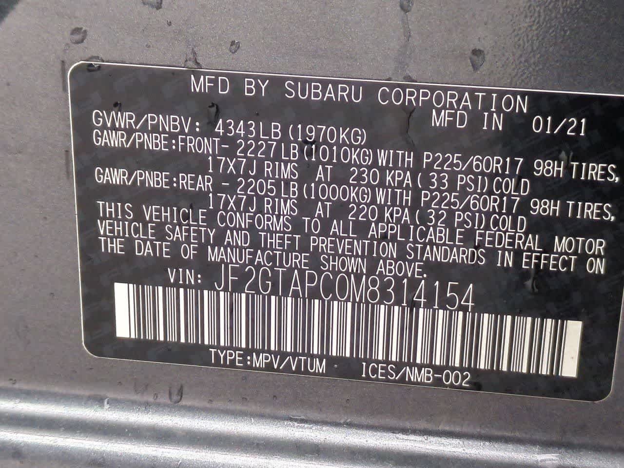 Thumbnail: 2021 Subaru Crosstrek - 33