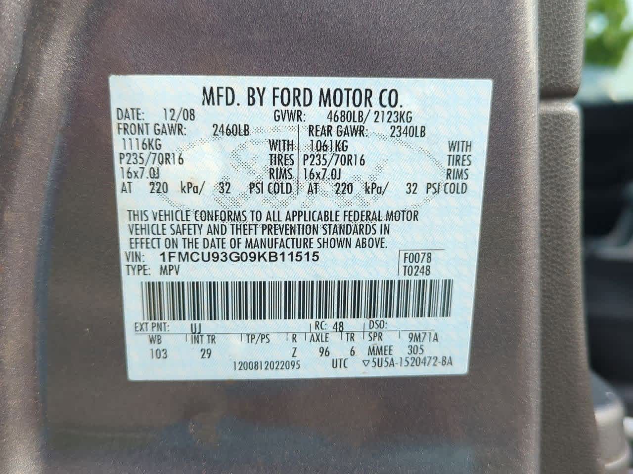 Thumbnail: 2009 Ford Escape - 34