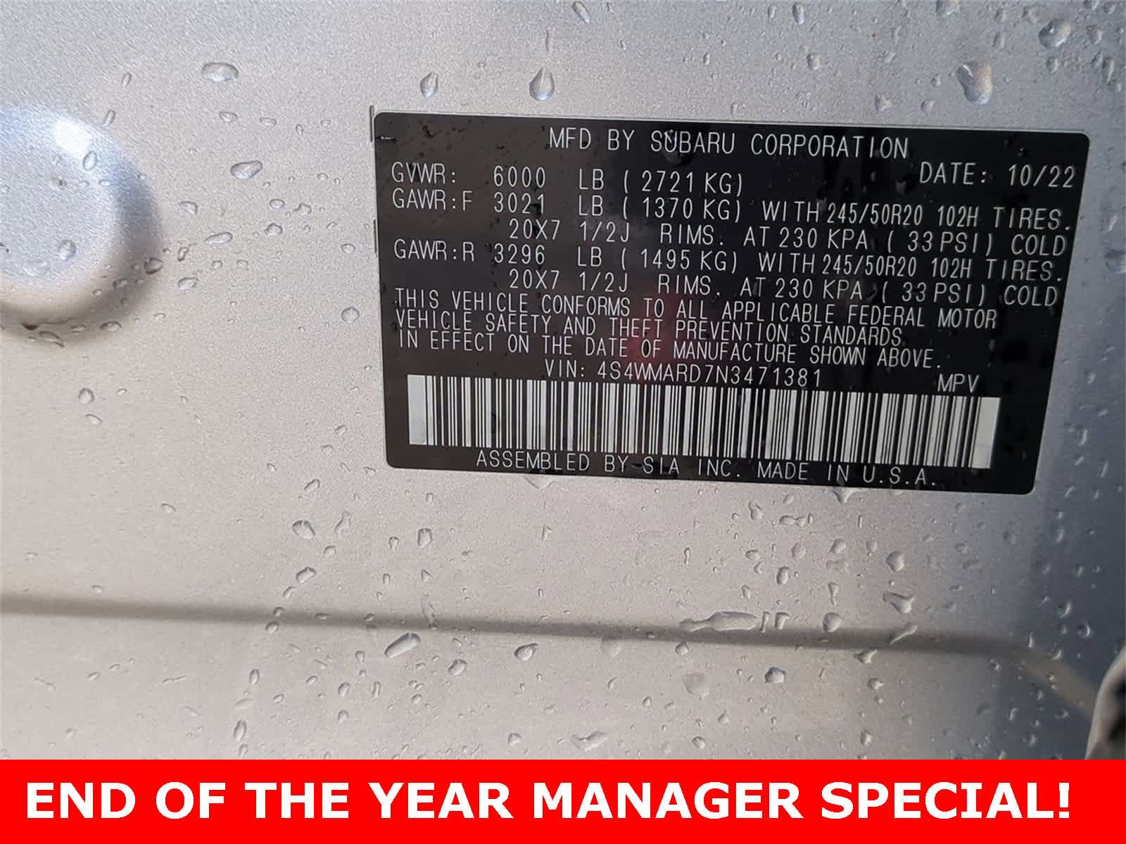 Thumbnail: 2022 Subaru Ascent - 37