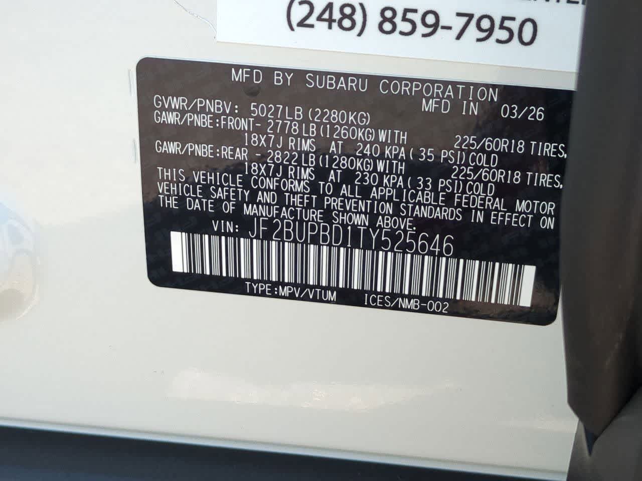 Thumbnail: 2026 Subaru Outback - 35