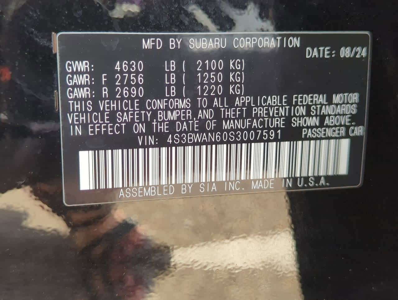 2025 Subaru Legacy Limited 37