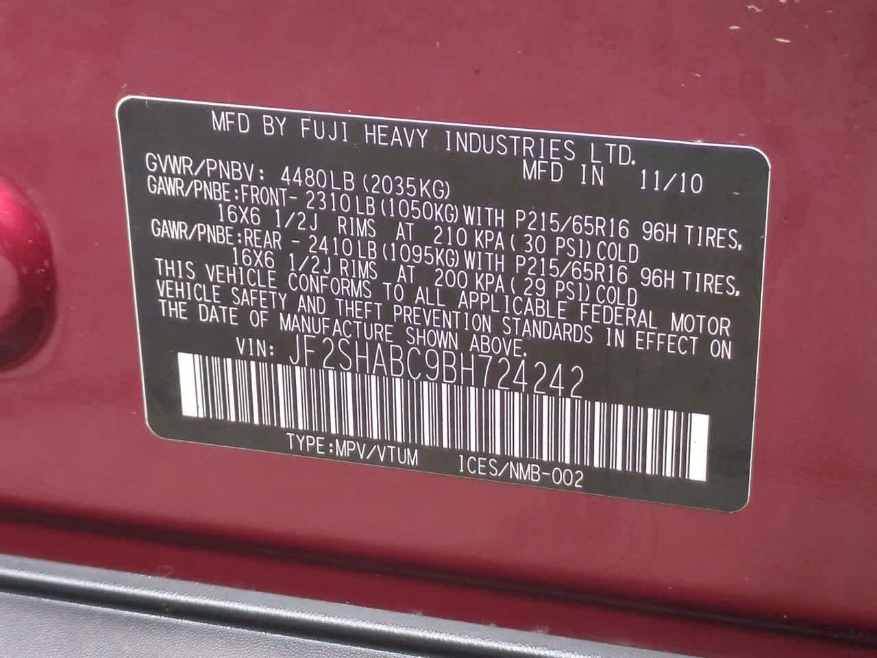 Thumbnail: 2011 Subaru Forester - 33