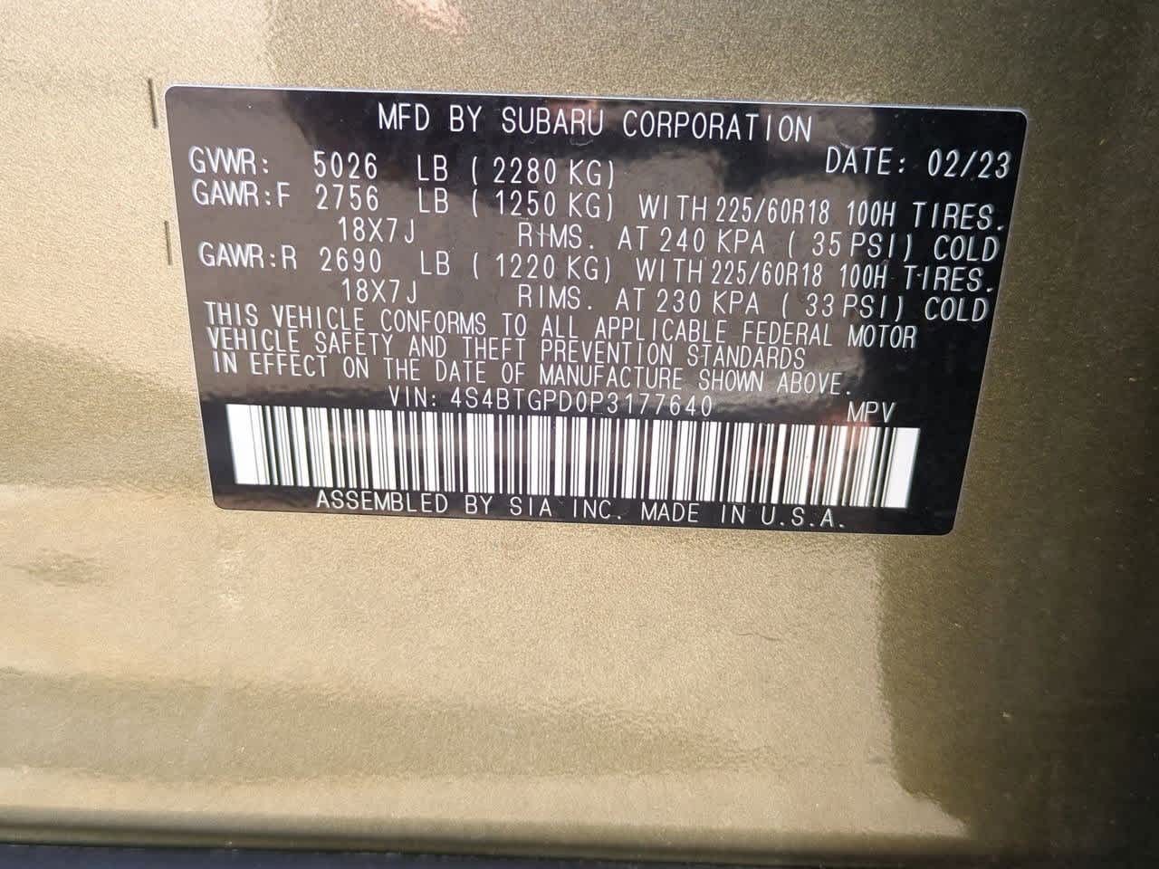 Thumbnail: 2023 Subaru Outback - 37