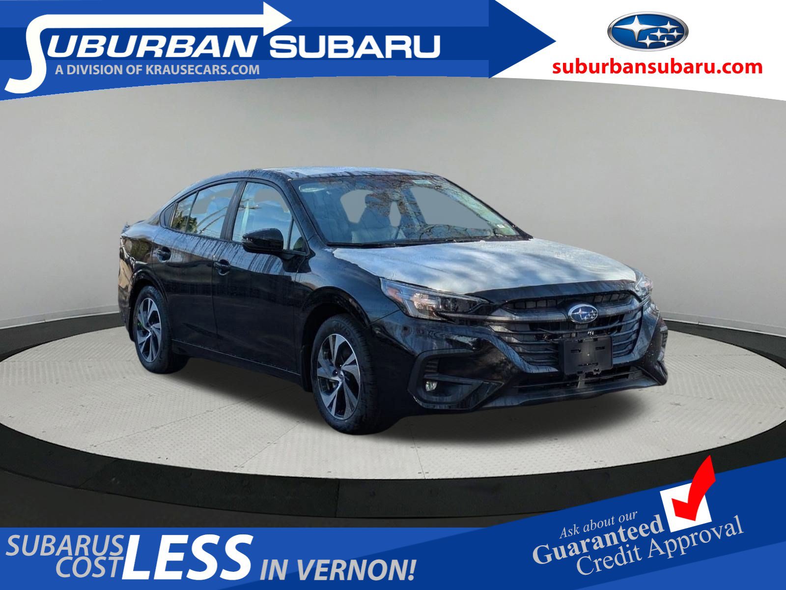 Crystal Black Silica 2025 Subaru Legacy Sedan All-Wheel Drive Continuously Variable Transmission