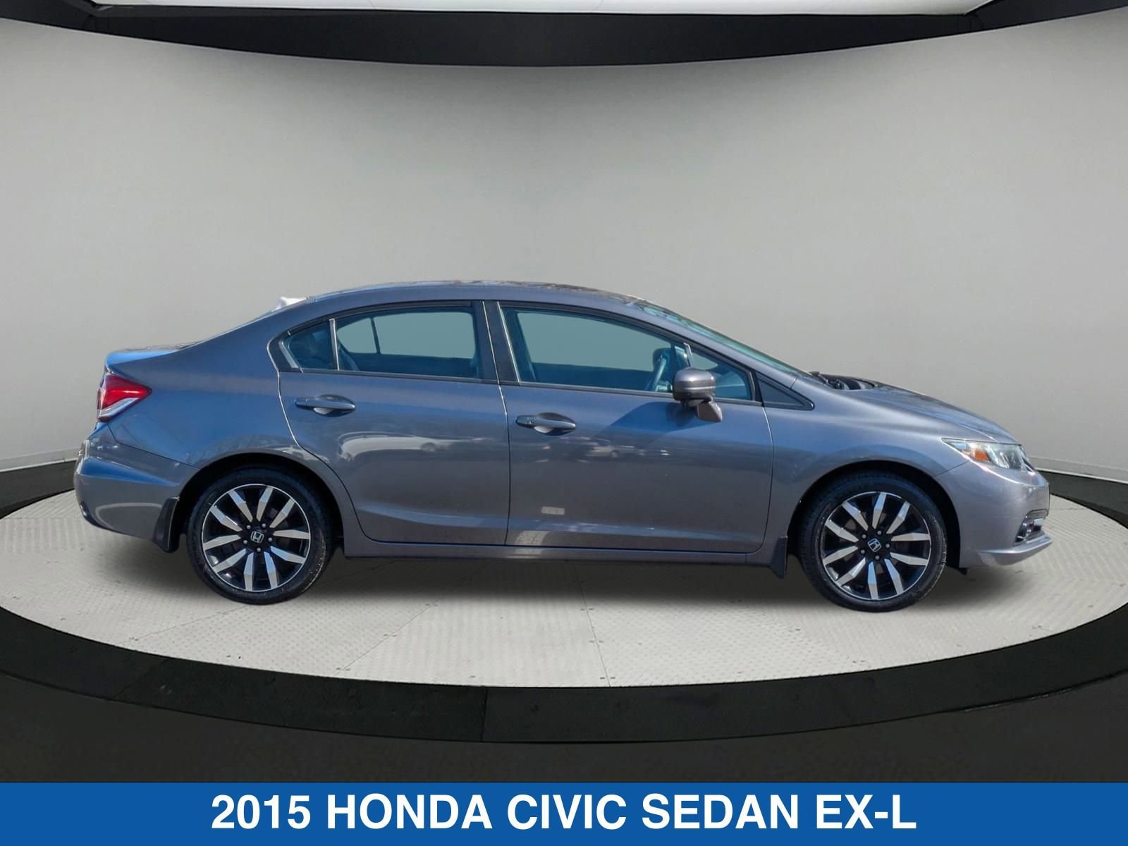 Used 2015 Honda Civic EX-L with VIN 2HGFB2F95FH521050 for sale in Vernon, CT