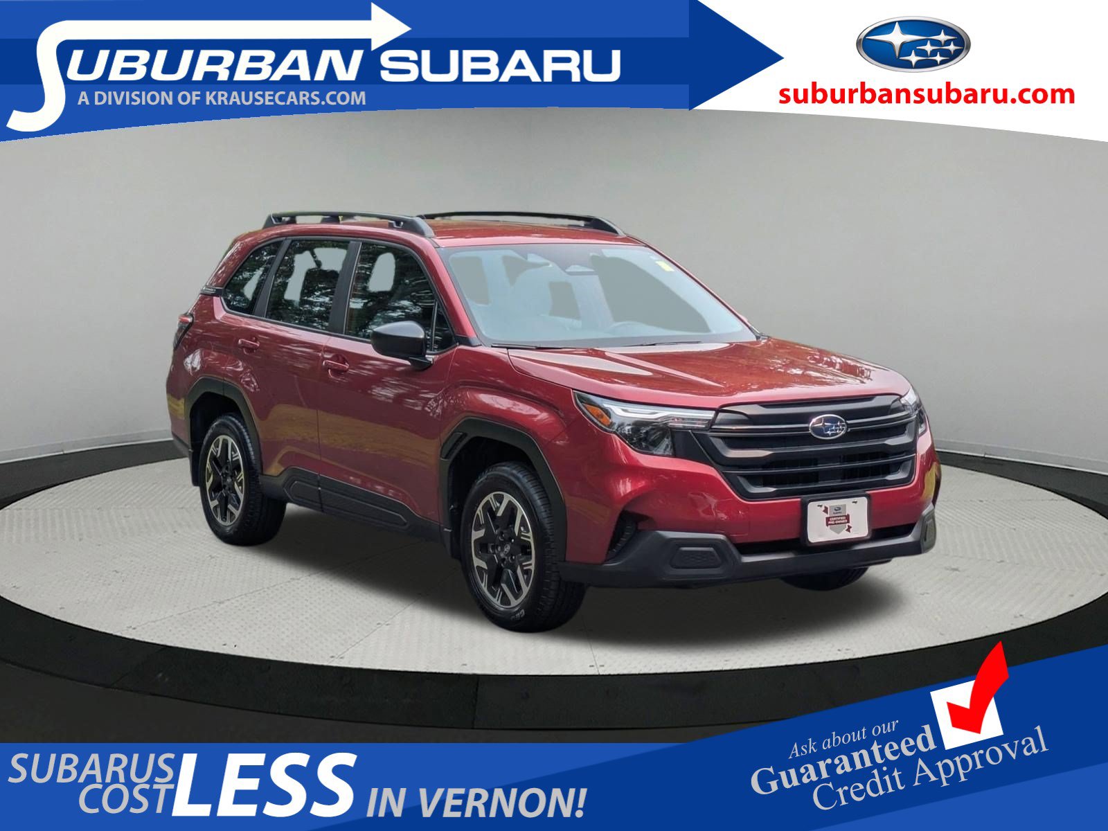 Crimson Red Pearl 2026 Subaru Forester SUV / Crossover All-Wheel Drive Continuously Variable Transmission