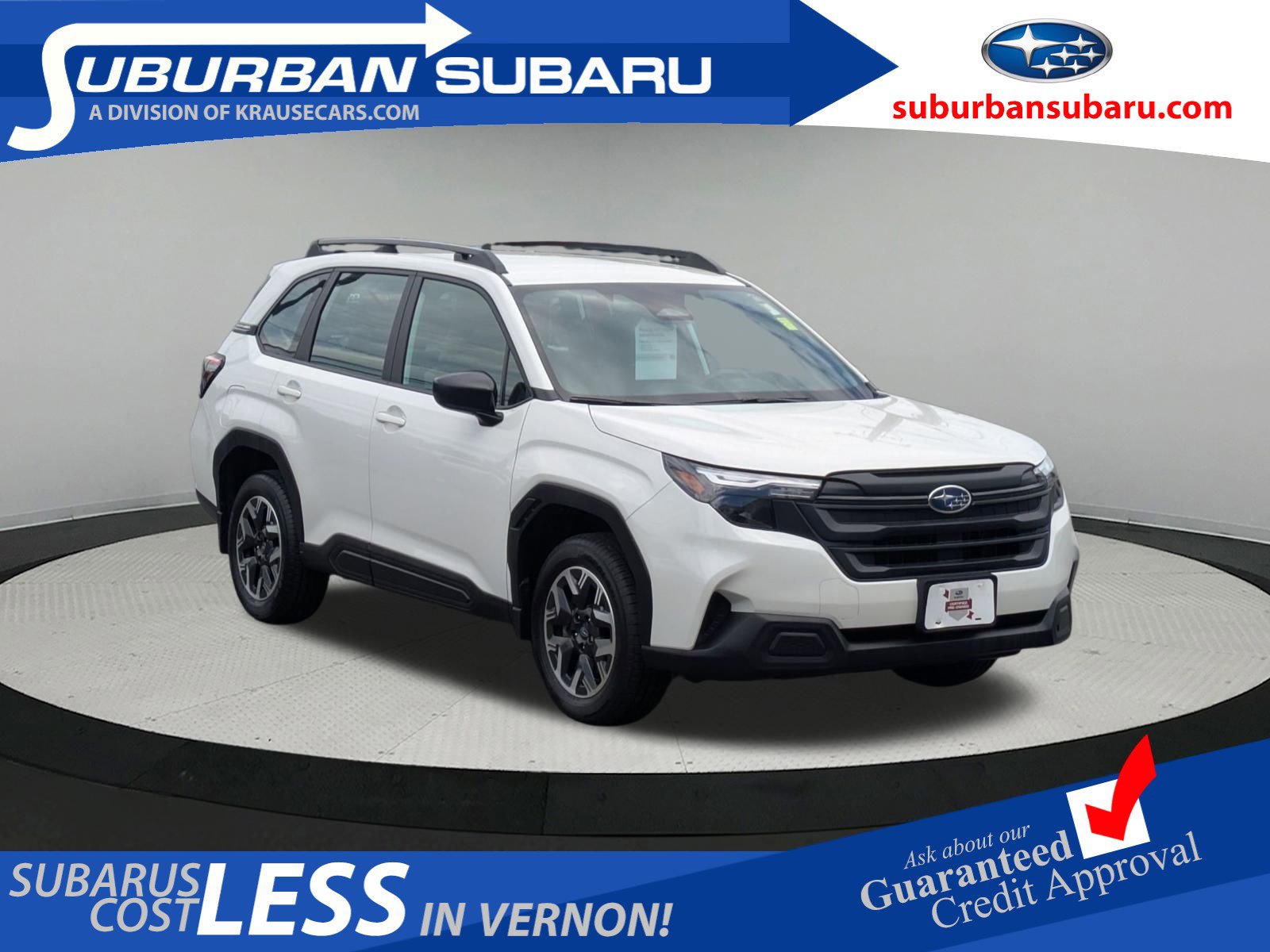 Crystal White Pearl 2026 Subaru Forester Crossover AWD SUV / Crossover All-Wheel Drive Continuously Variable Transmission