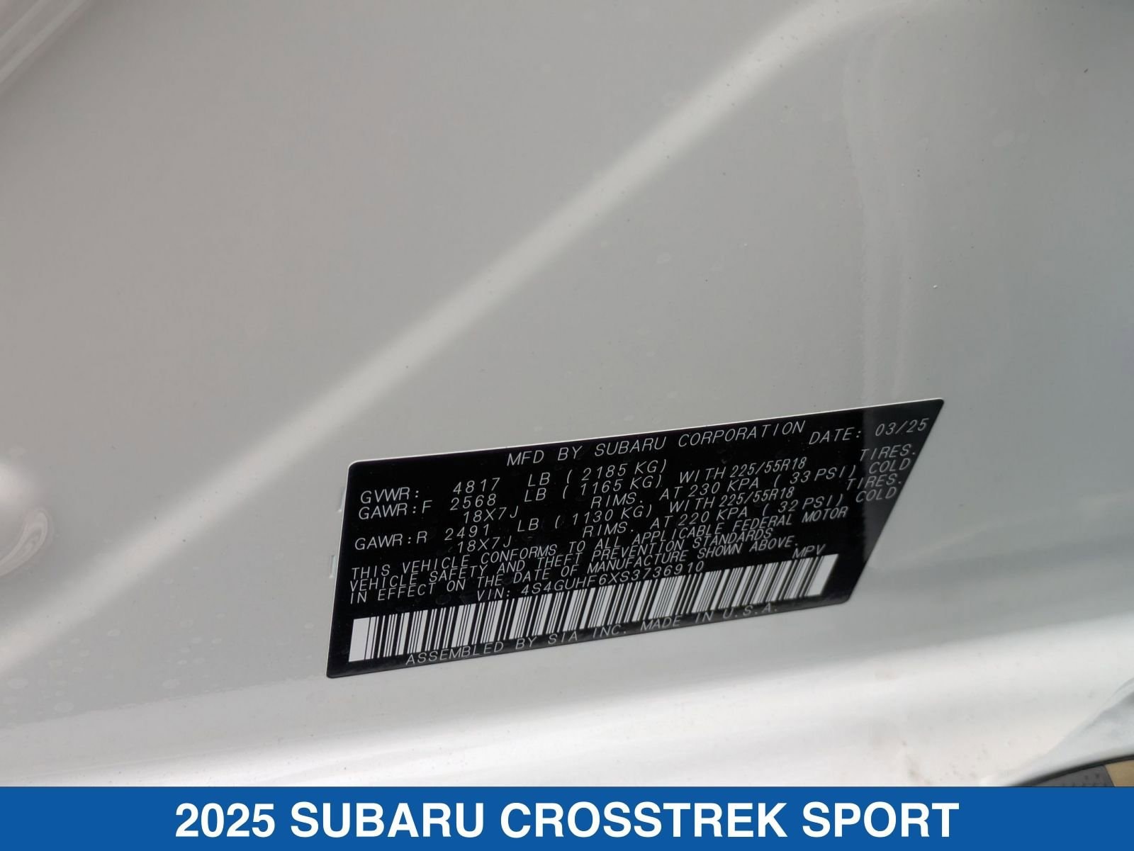 2025 Subaru Crosstrek Sport - Photo 26