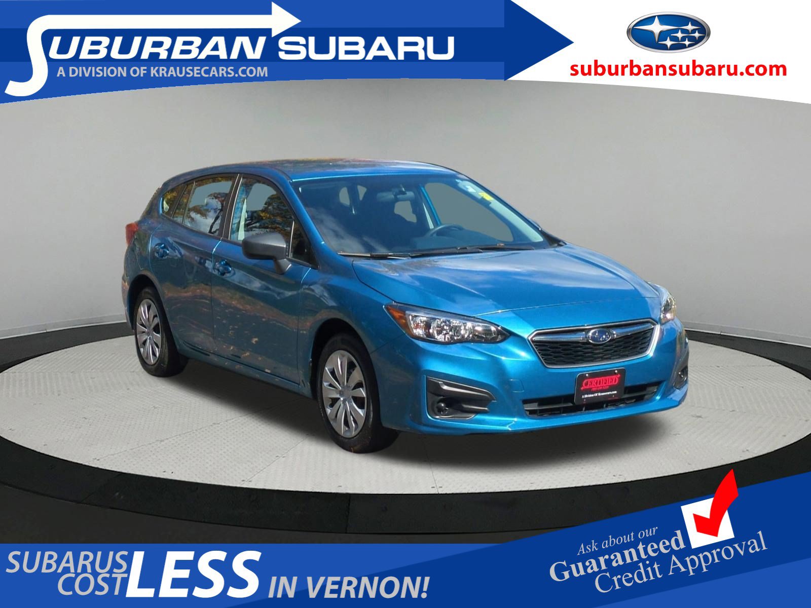 Used 2019 Subaru Impreza Base with VIN 4S3GTAA67K3719584 for sale in Vernon, CT