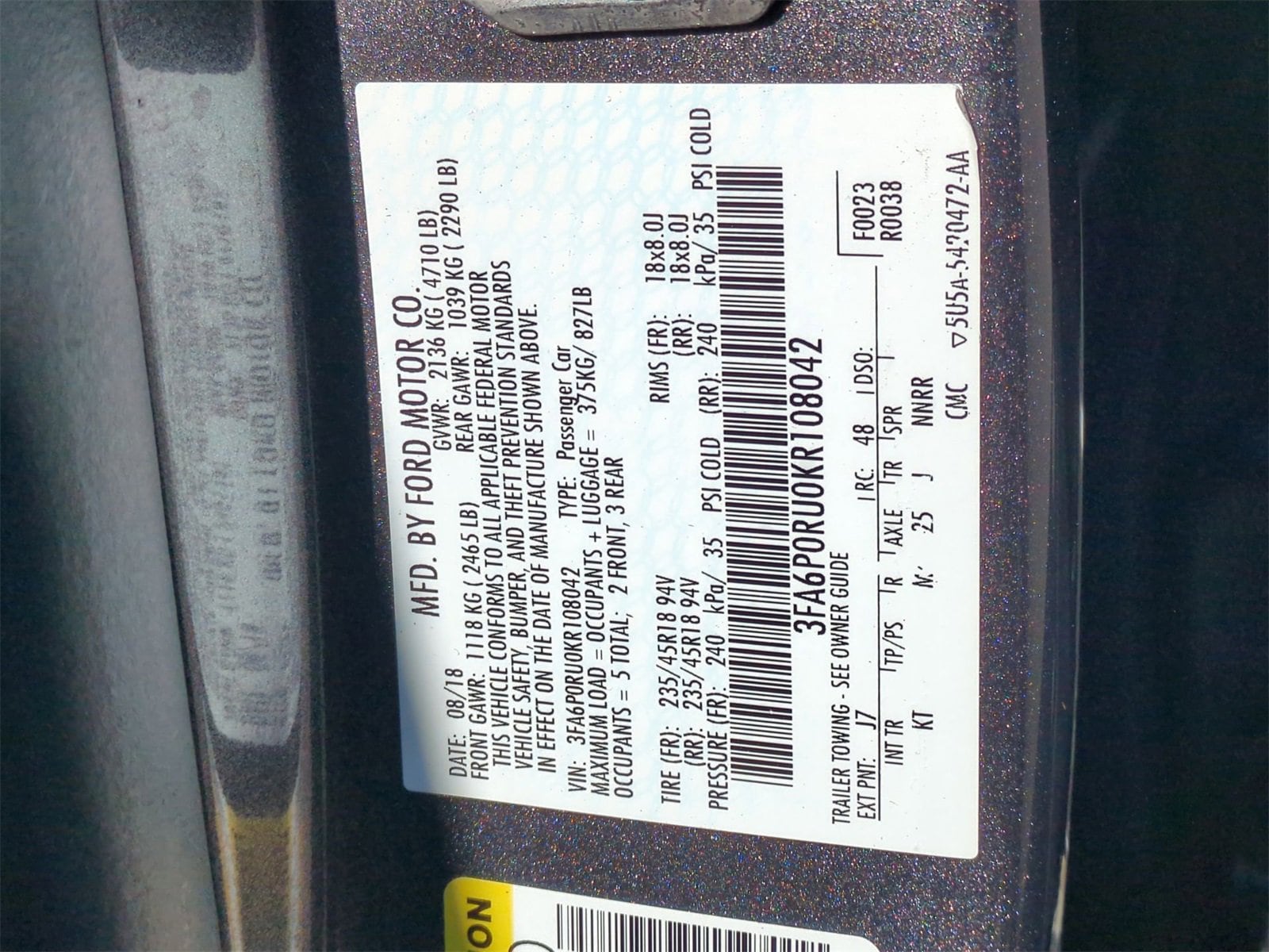 Thumbnail: 2019 Ford Fusion - 37