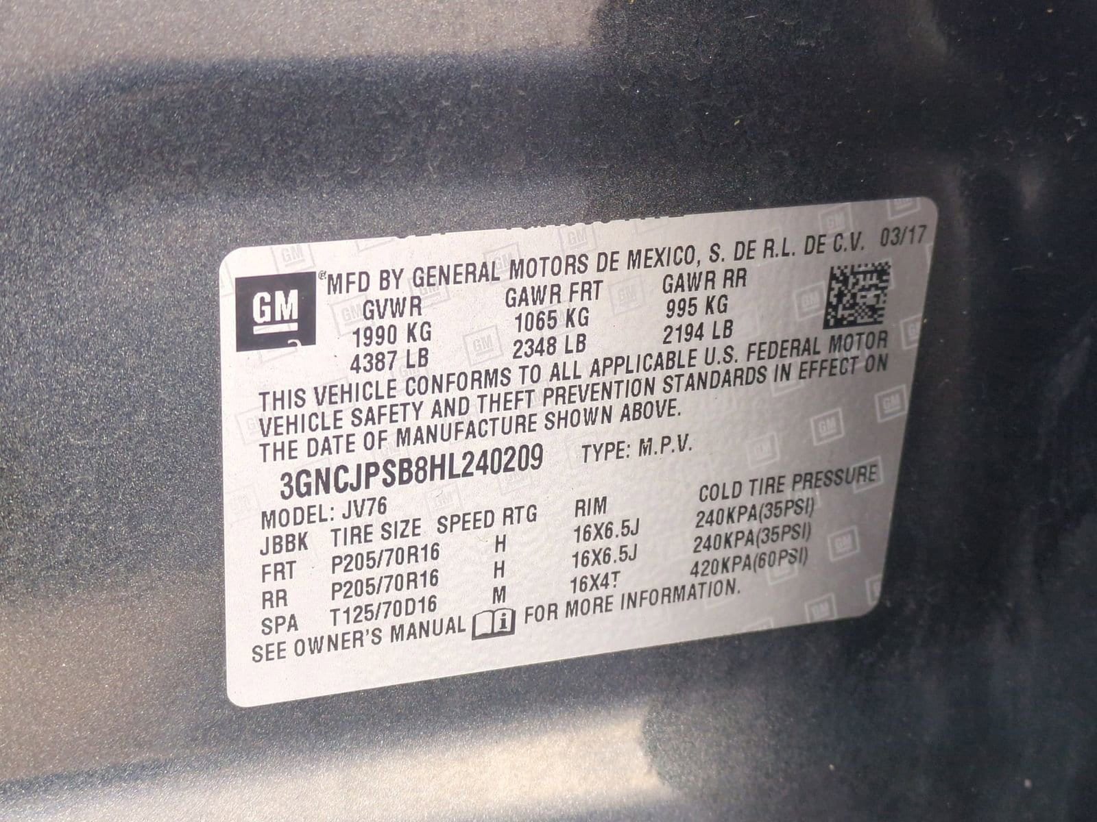 Thumbnail: 2017 Chevrolet Trax - 34