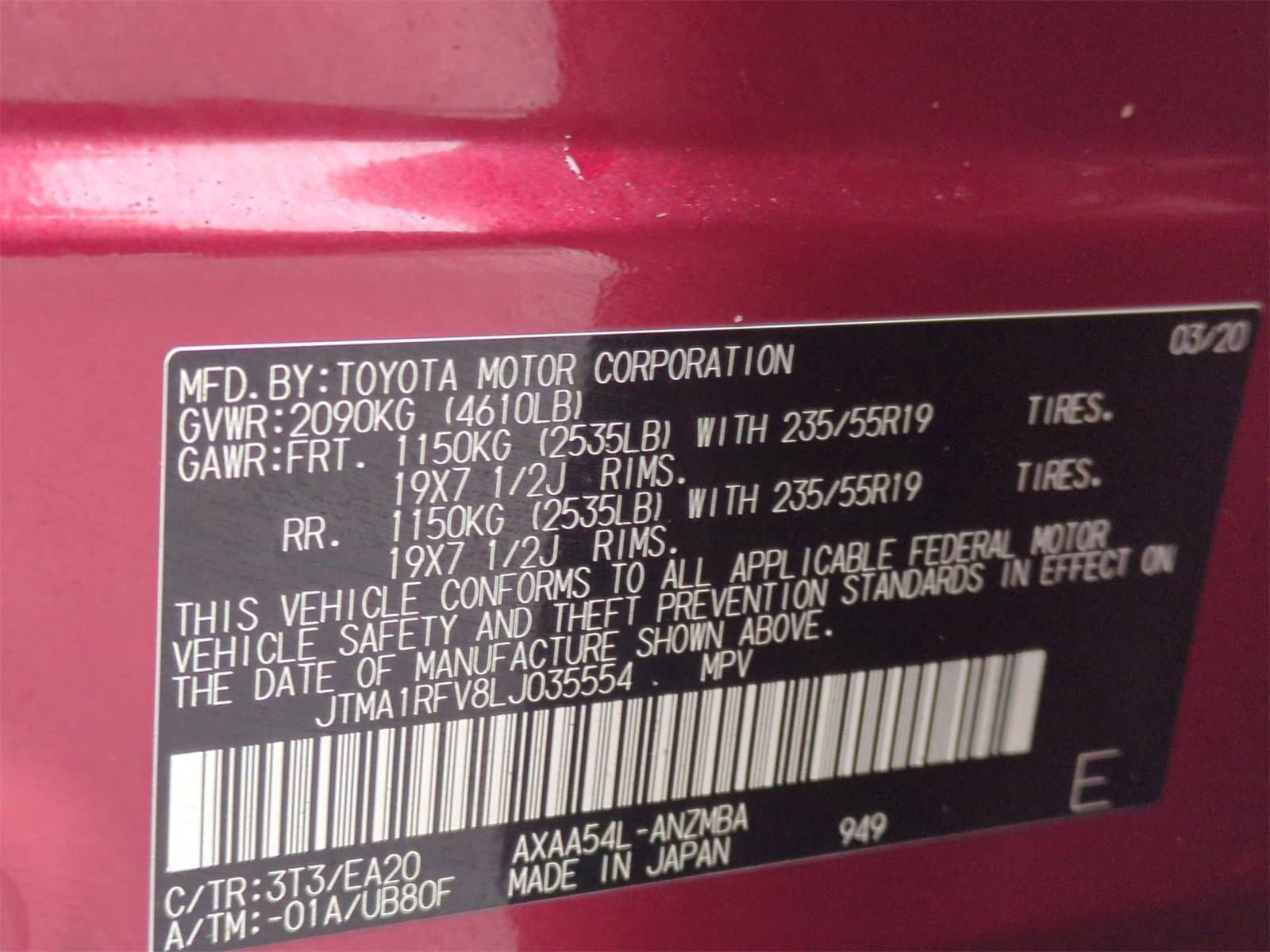 Thumbnail: 2020 Toyota RAV4 - 37