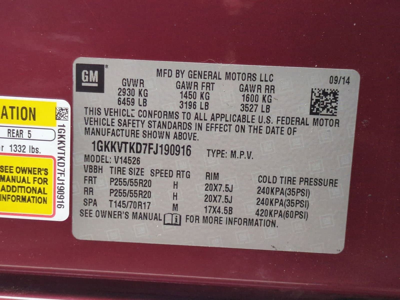 Thumbnail: 2015 GMC Acadia - 37