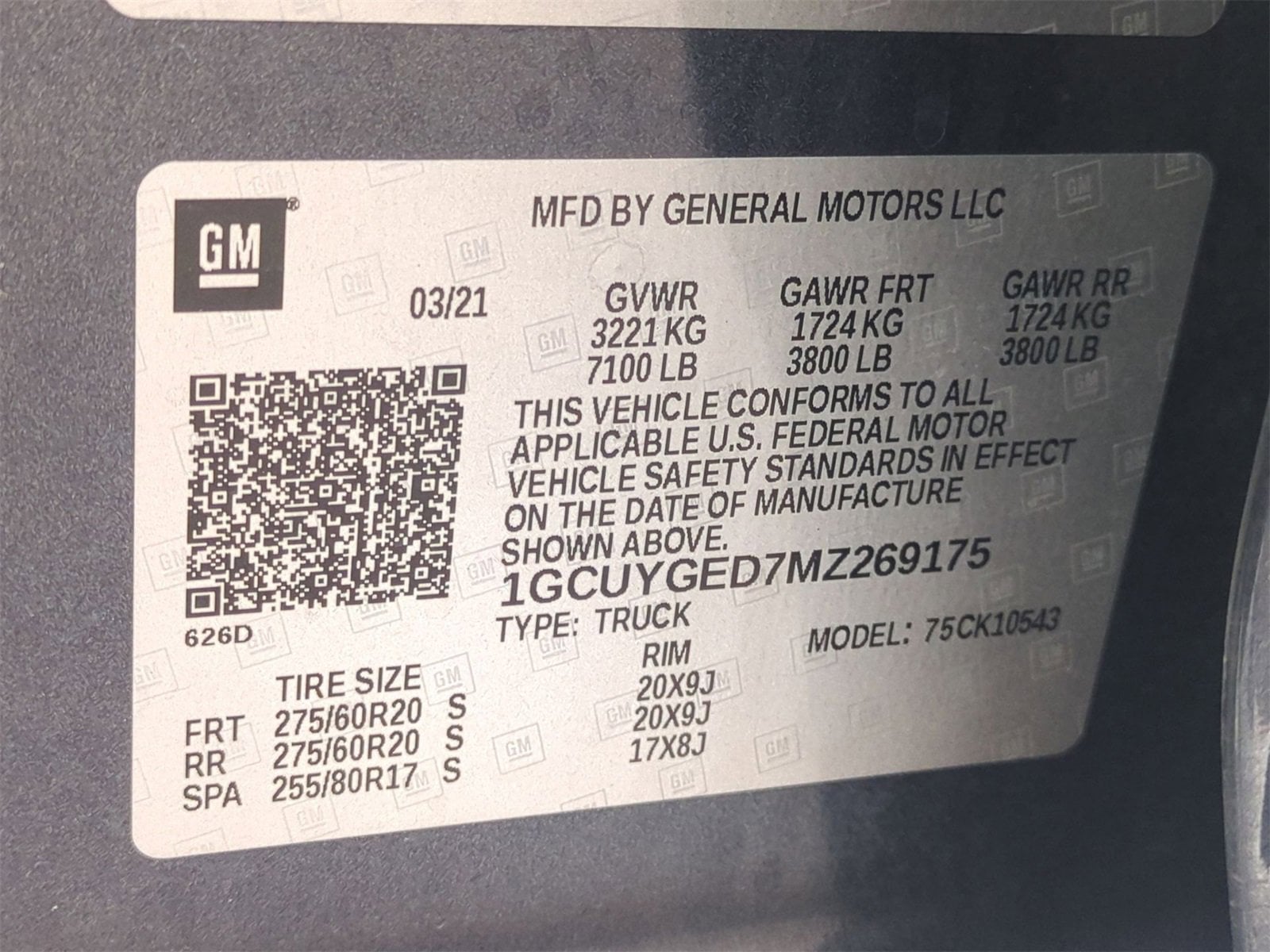 Thumbnail: 2021 Chevrolet Silverado 1500 - 38