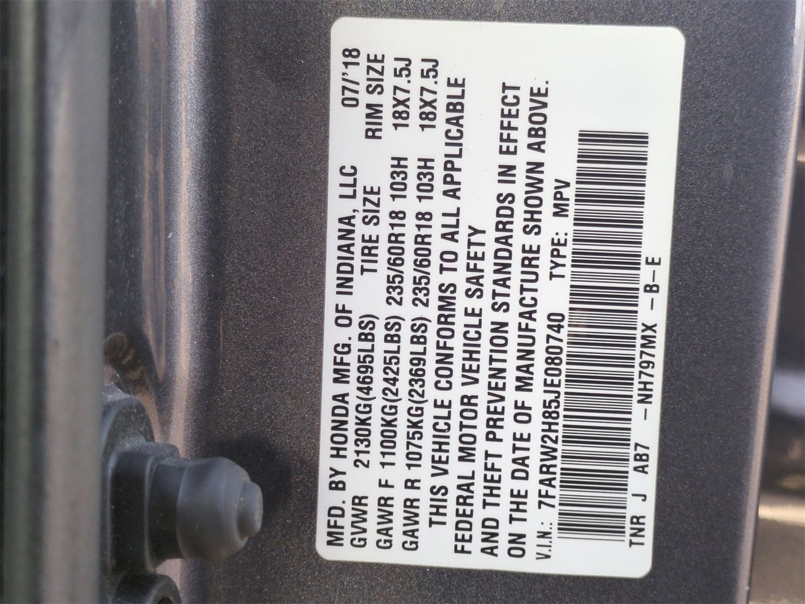 Thumbnail: 2018 Honda CR-V - 36