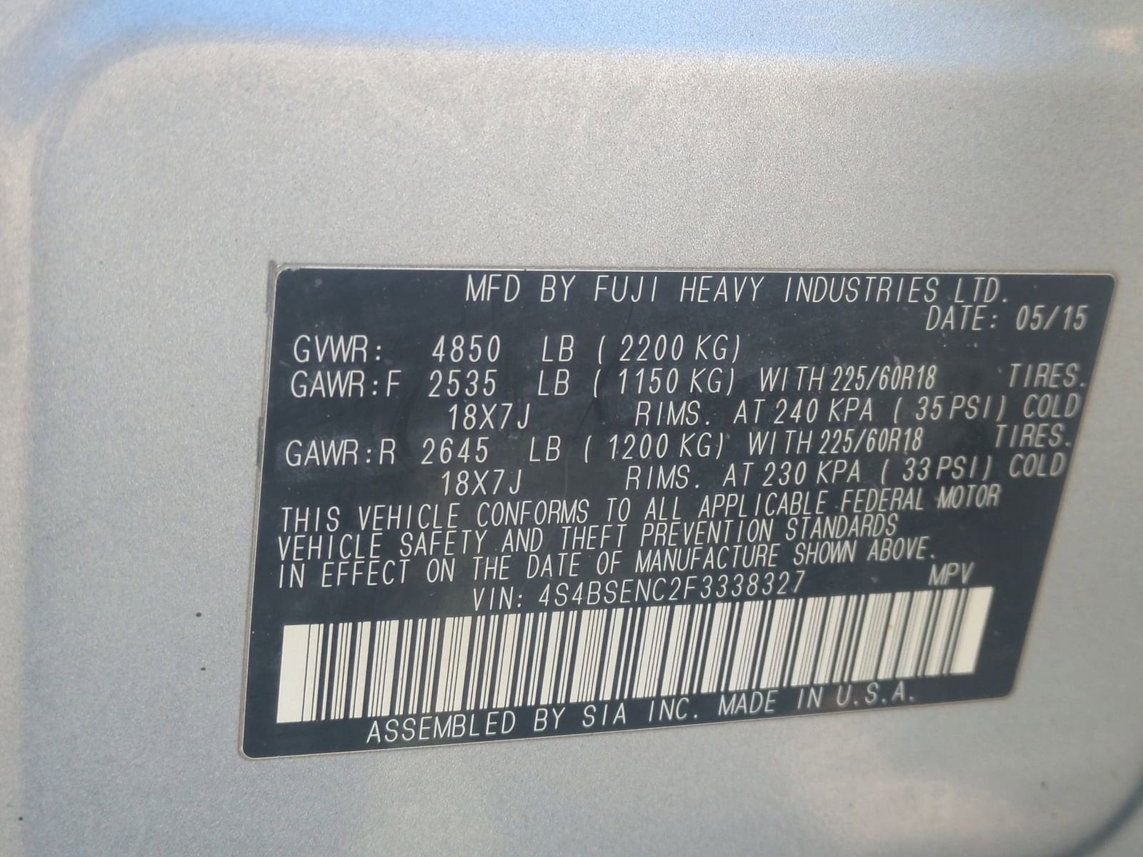 Thumbnail: 2015 Subaru Outback - 38