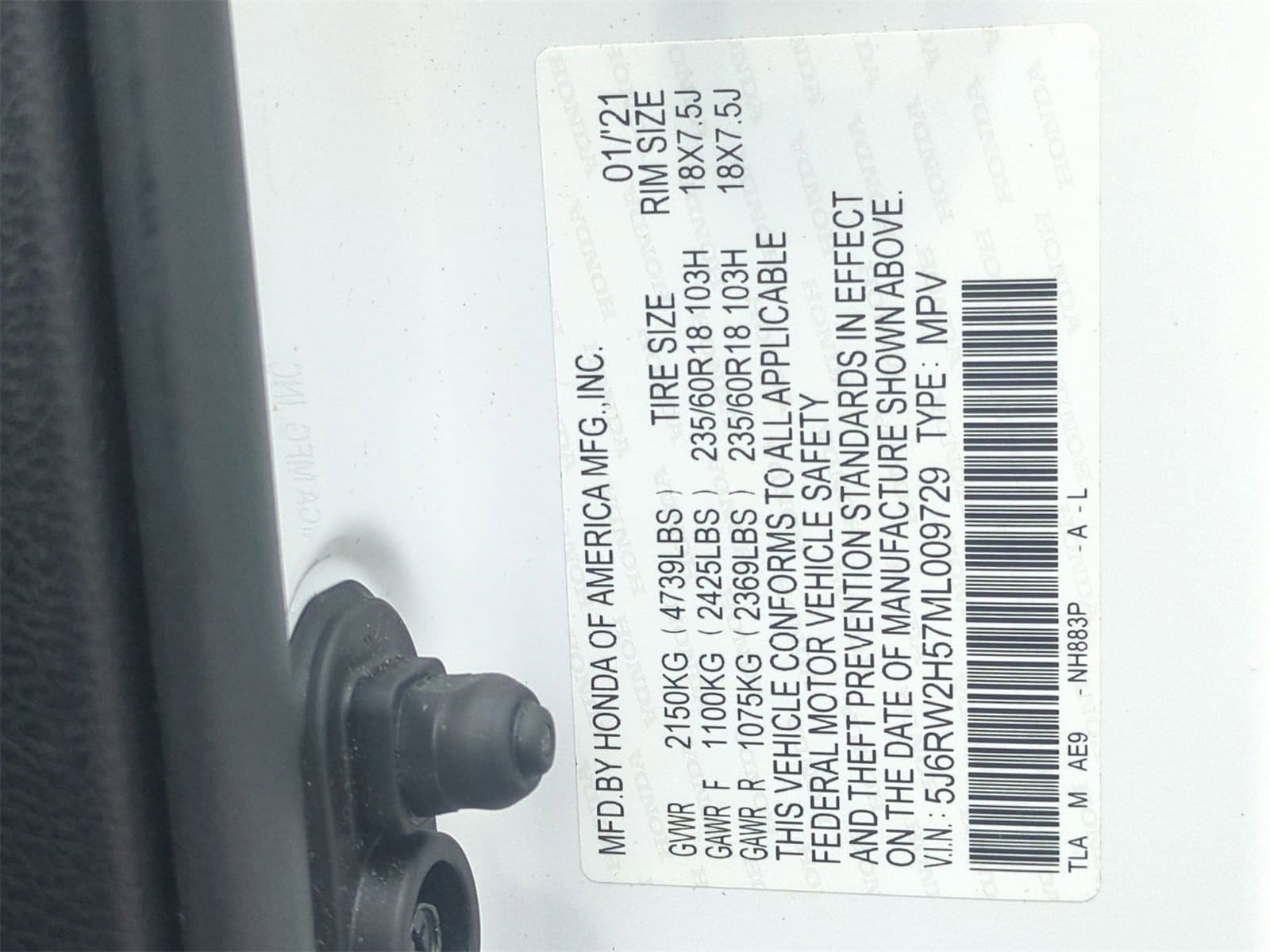 Thumbnail: 2021 Honda CR-V - 36