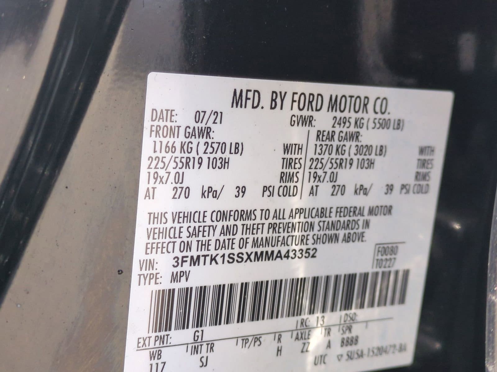 Thumbnail: 2021 Ford Mustang Mach-E - 35