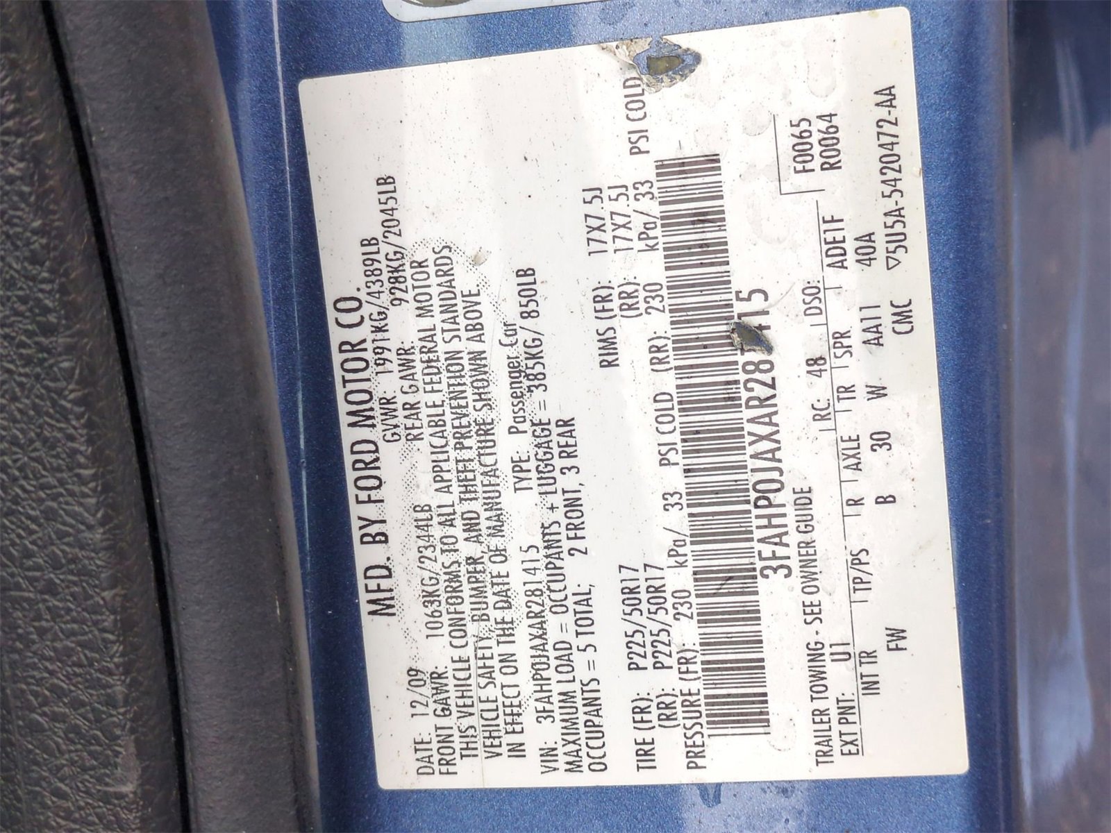 Thumbnail: 2010 Ford Fusion - 35