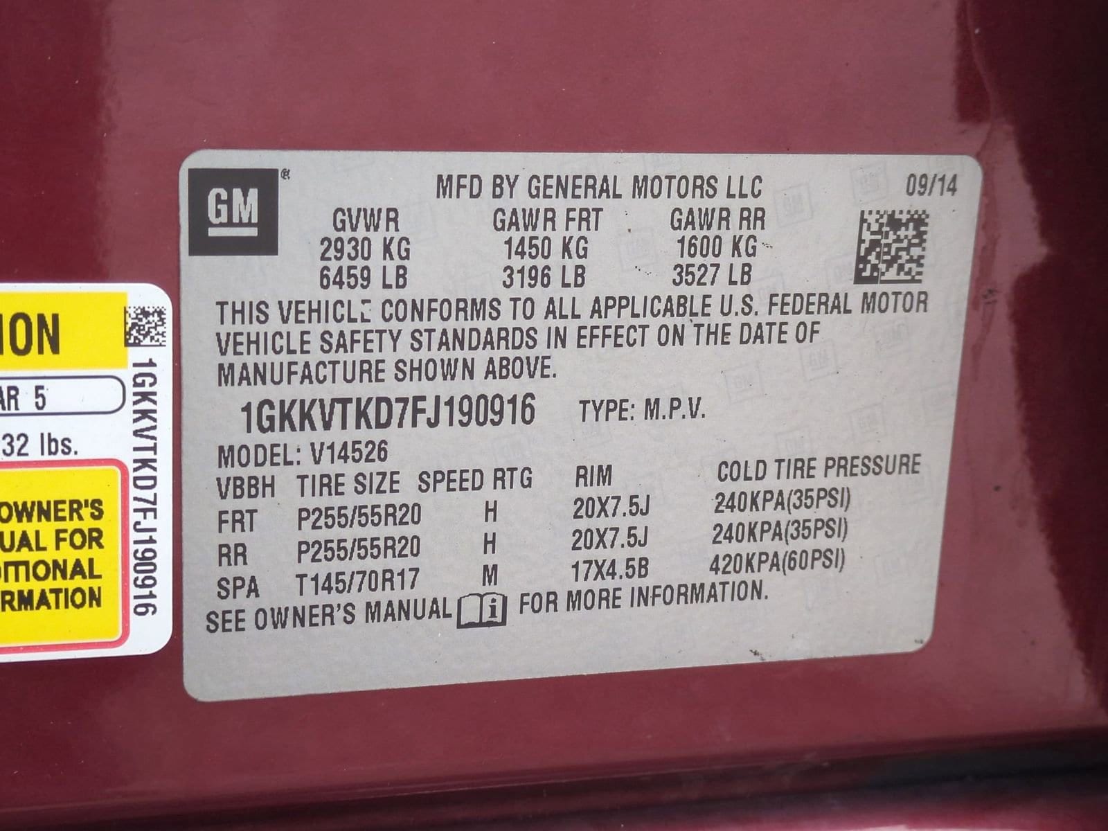 Thumbnail: 2015 GMC Acadia - 37