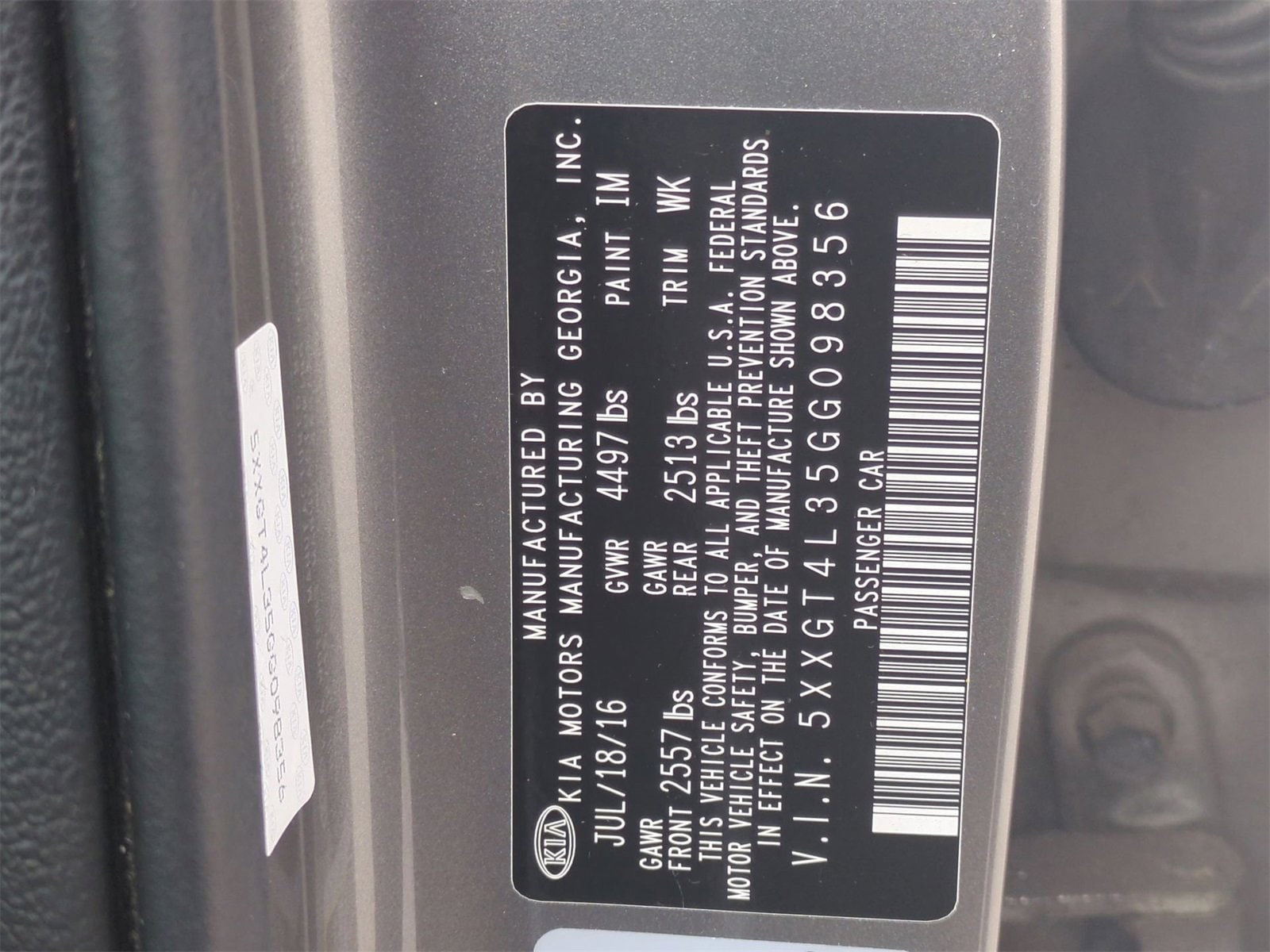 Thumbnail: 2016 Kia Optima - 34