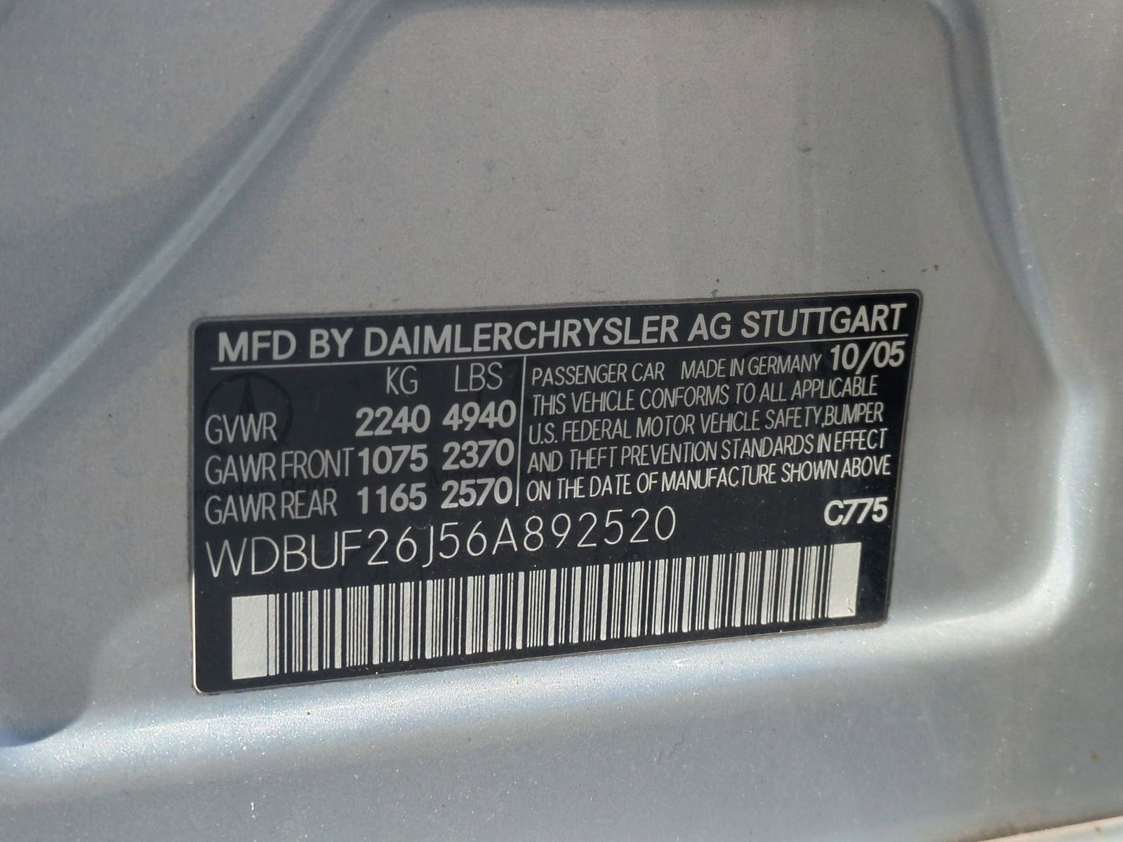 Thumbnail: 2006 Mercedes-Benz E-Class - 34