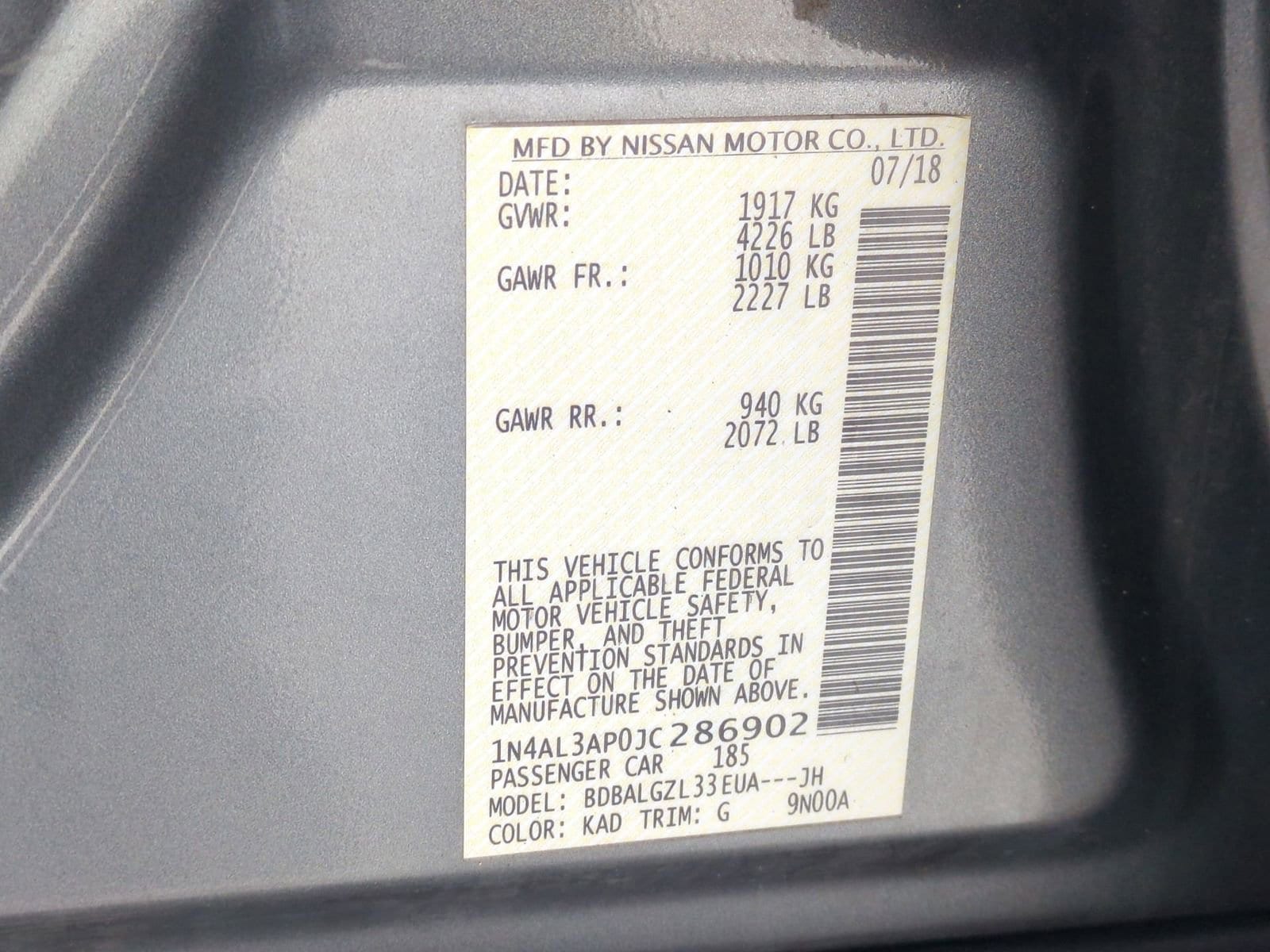 Thumbnail: 2018 Nissan Altima - 34