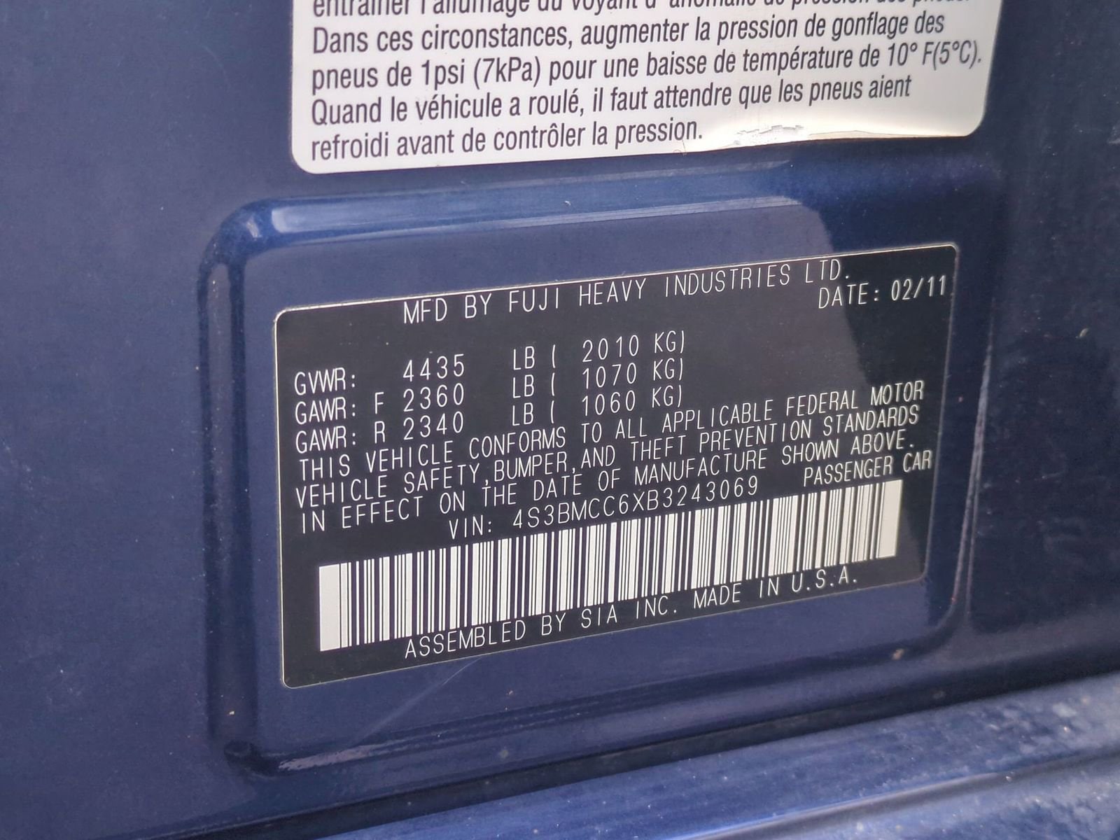 Thumbnail: 2011 Subaru Legacy - 33