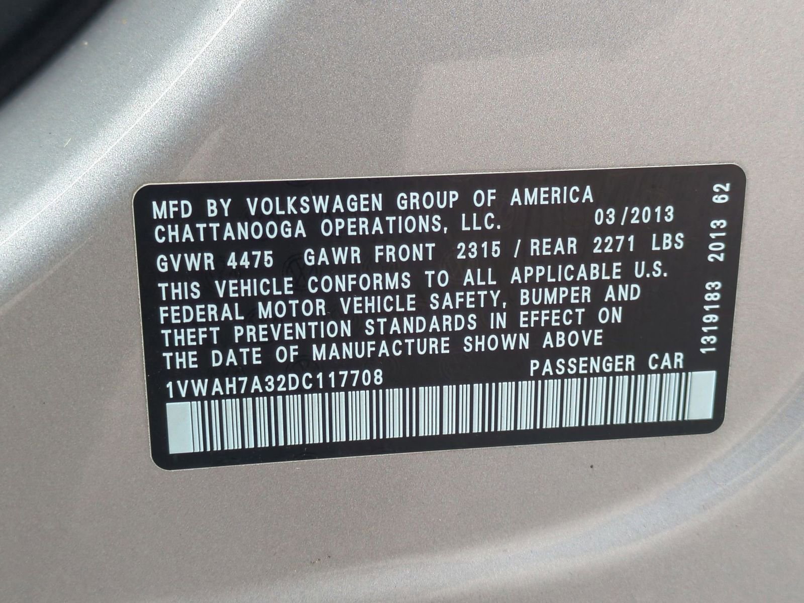 Thumbnail: 2013 Volkswagen Passat - 31