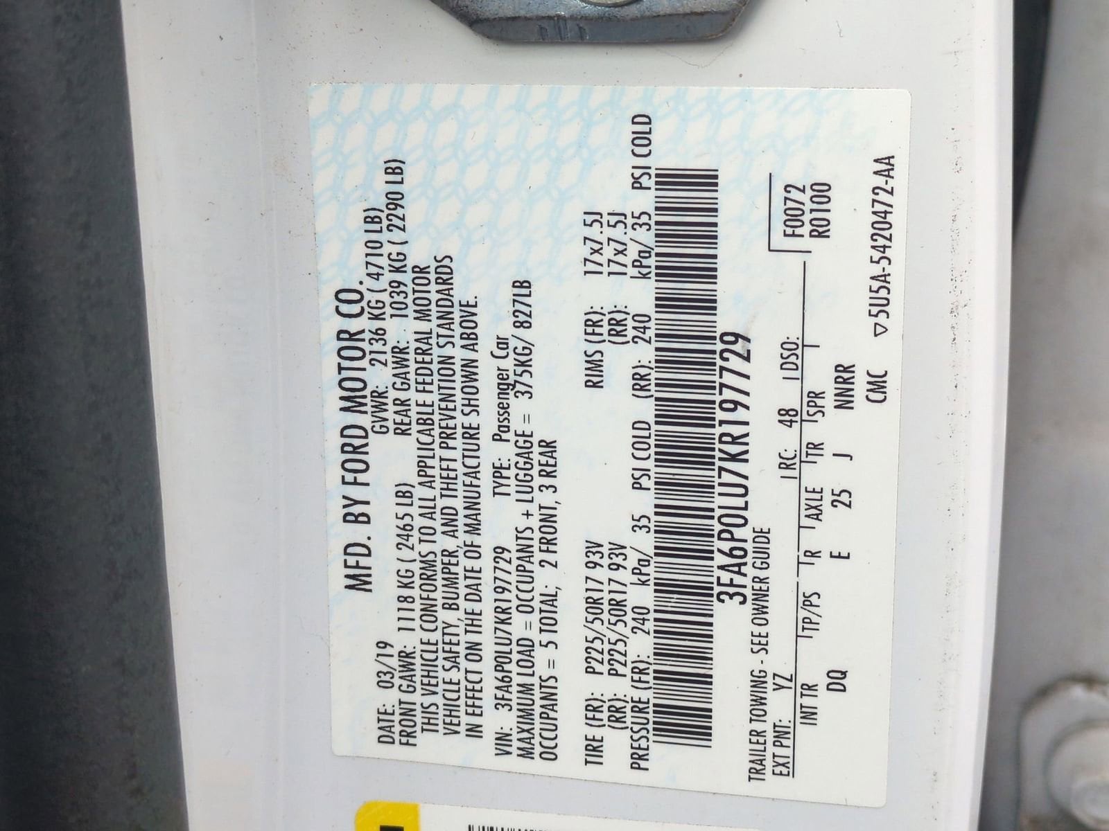 Thumbnail: 2019 Ford Fusion - 35