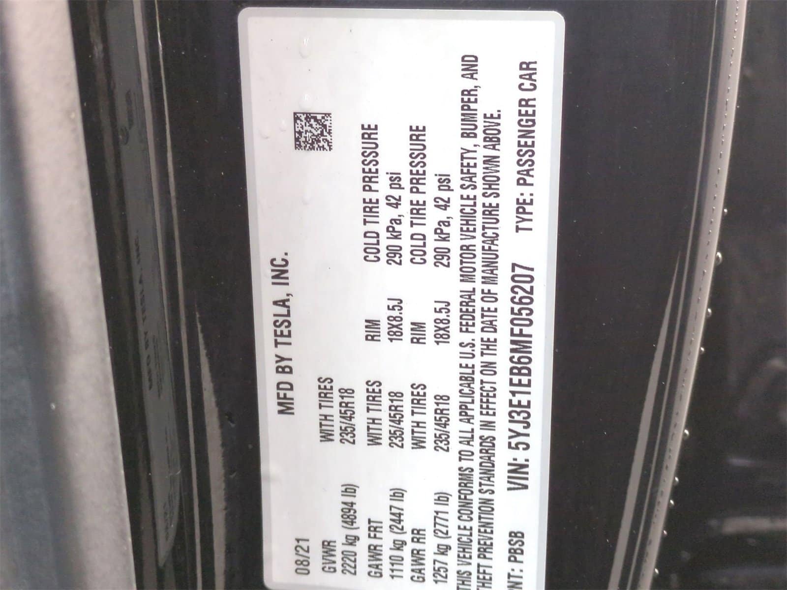 Thumbnail: 2021 Tesla Model 3 - 34