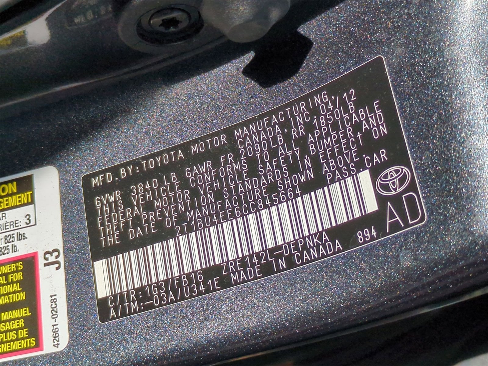 Thumbnail: 2012 Toyota Corolla - 35