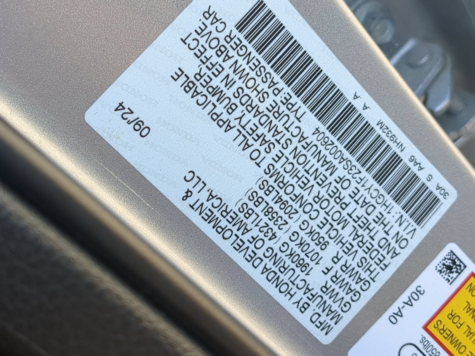 2025 Honda Accord LX - Photo 31