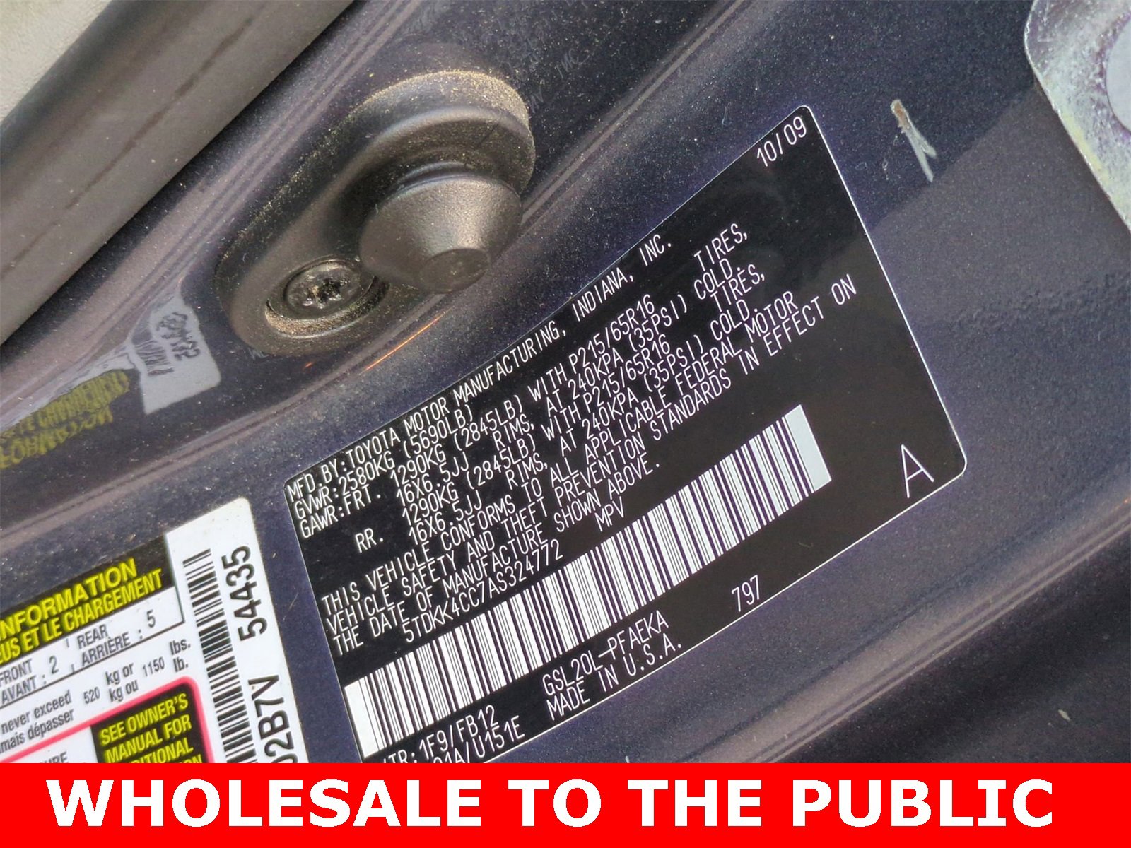 Thumbnail: 2010 Toyota Sienna - 35