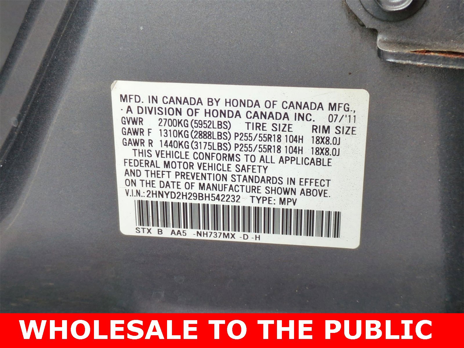 2011 Acura MDX Base 30